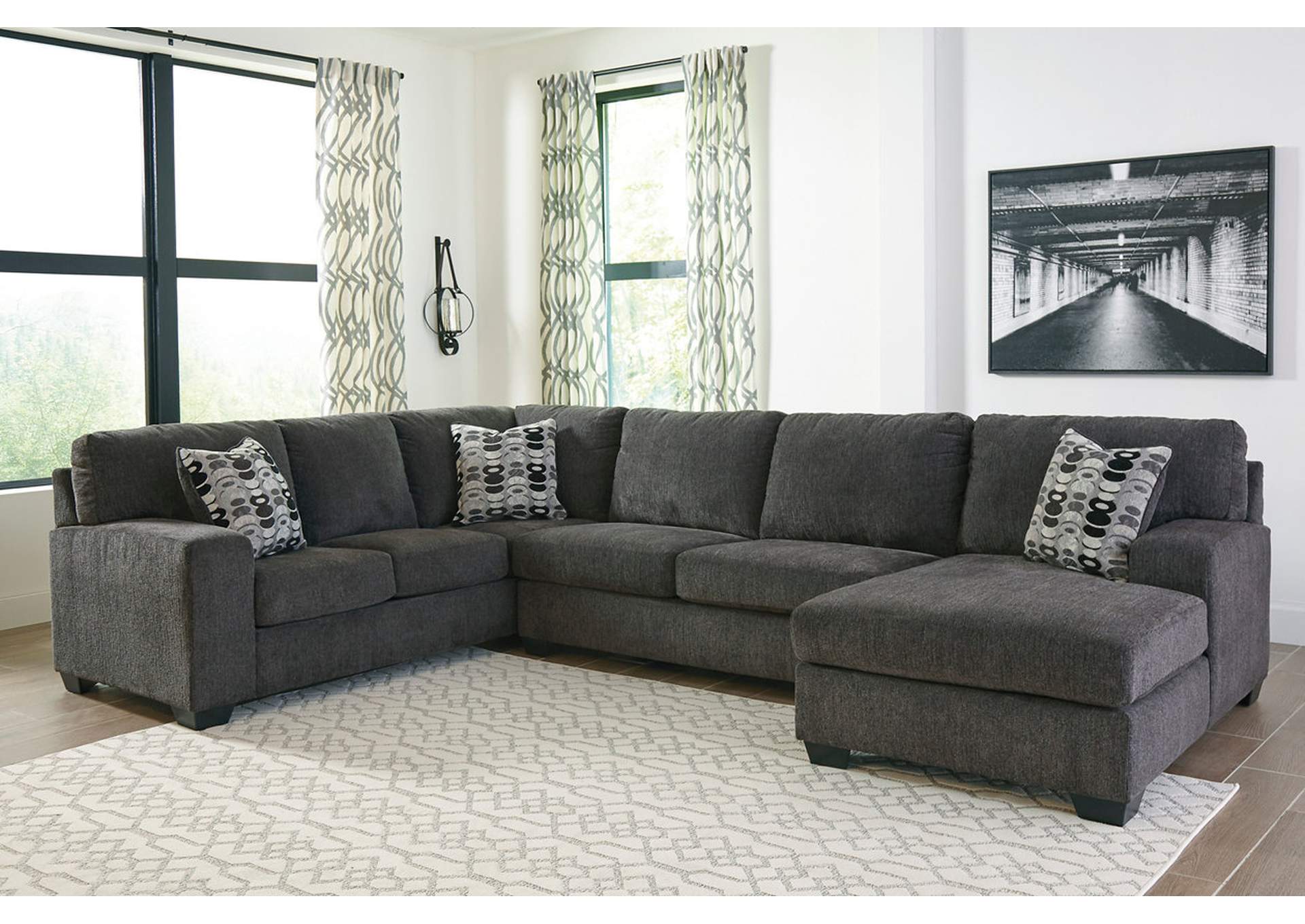 Ballinasloe 3-Piece Sectional and Ottoman,Signature Design By Ashley