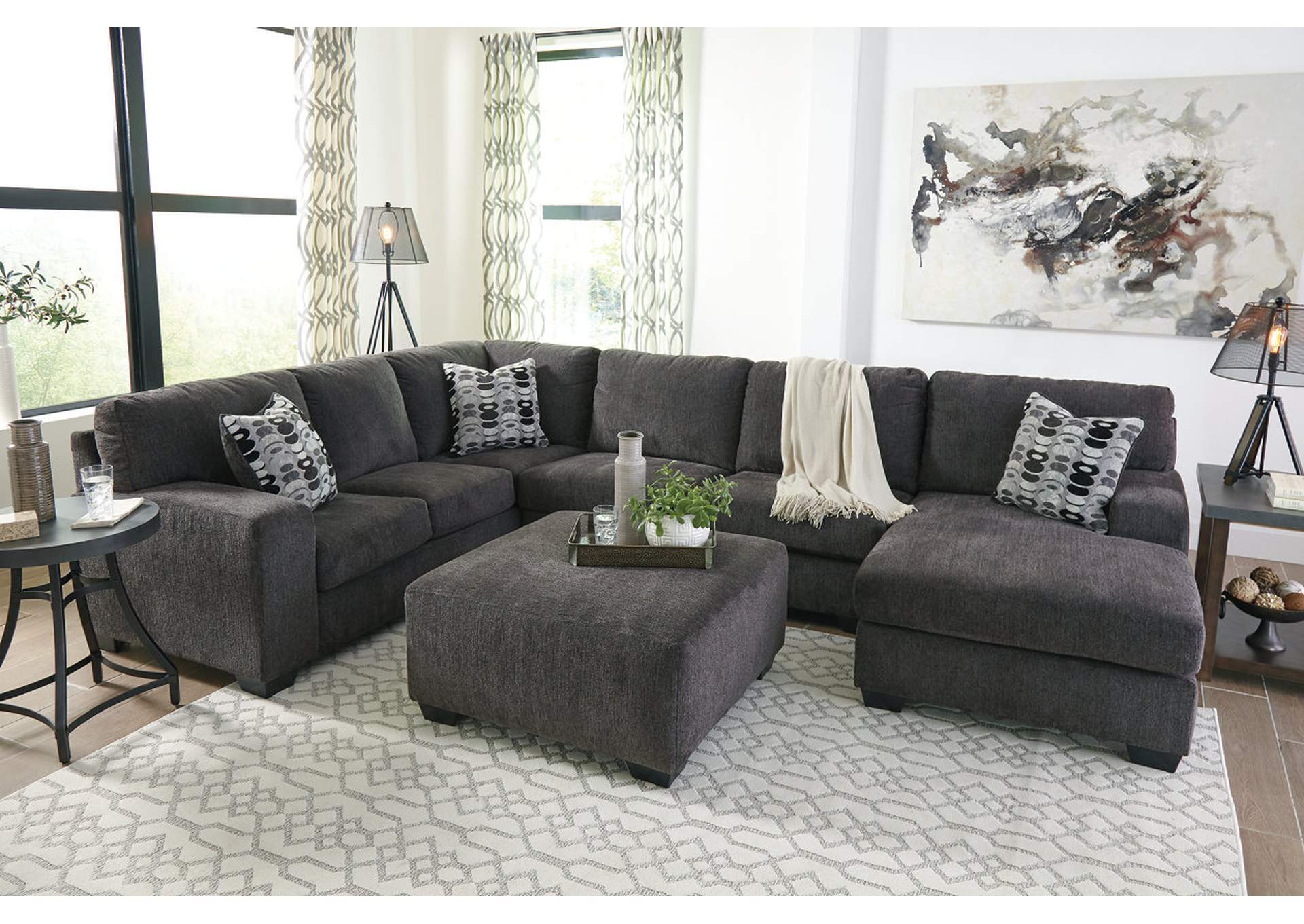 Ballinasloe 3-Piece Sectional and Ottoman,Signature Design By Ashley