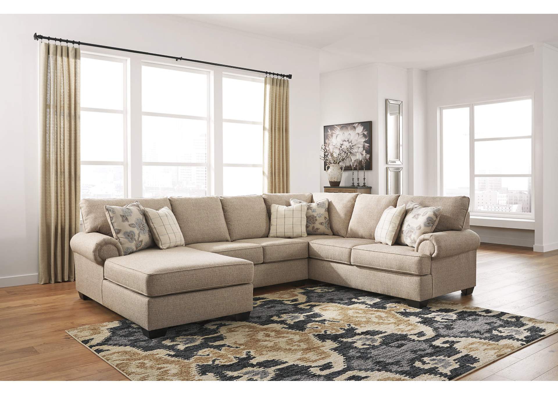 Baceno 3-Piece Sectional with Ottoman,Ashley