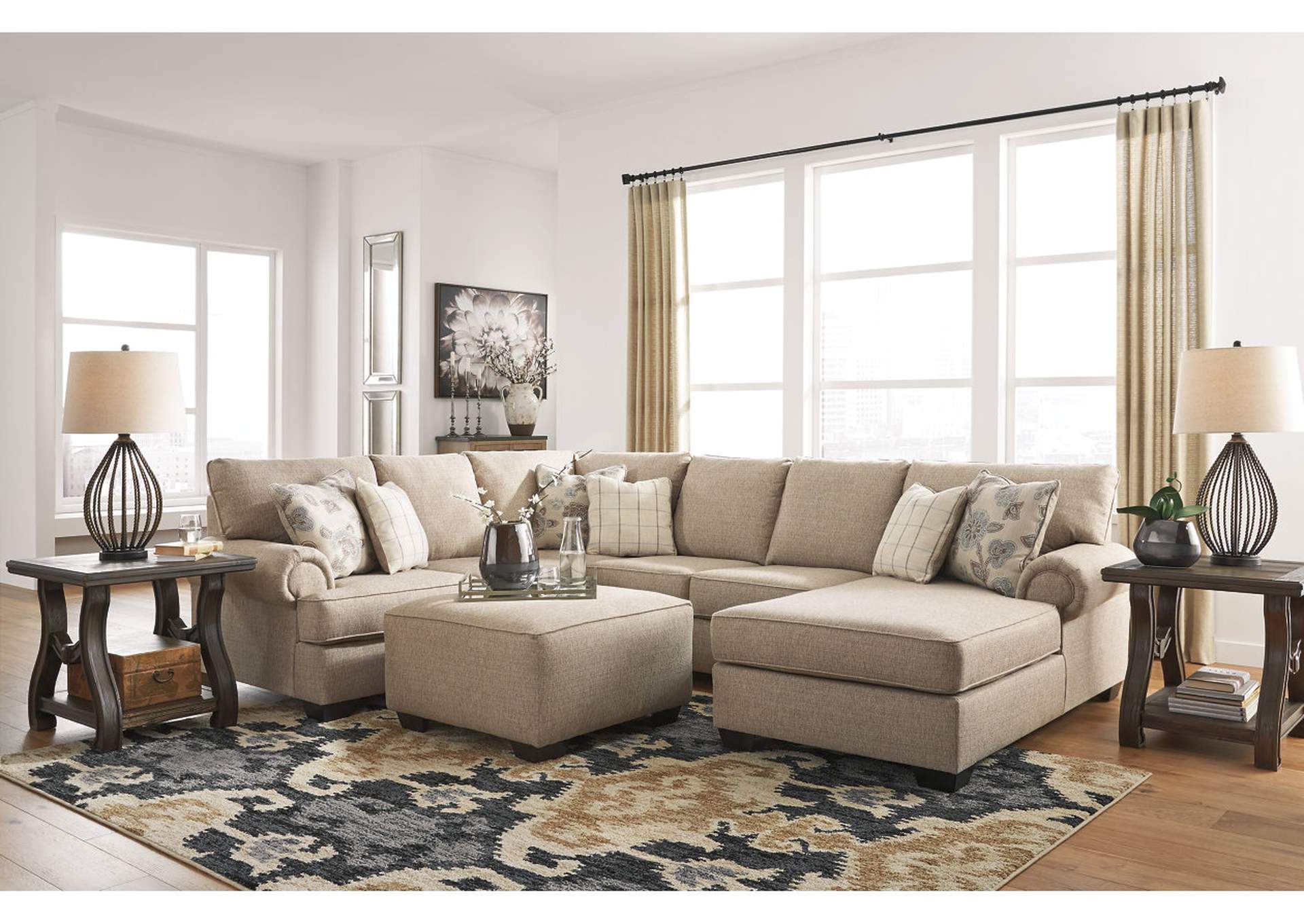 Baceno 3-Piece Sectional with Ottoman,Ashley