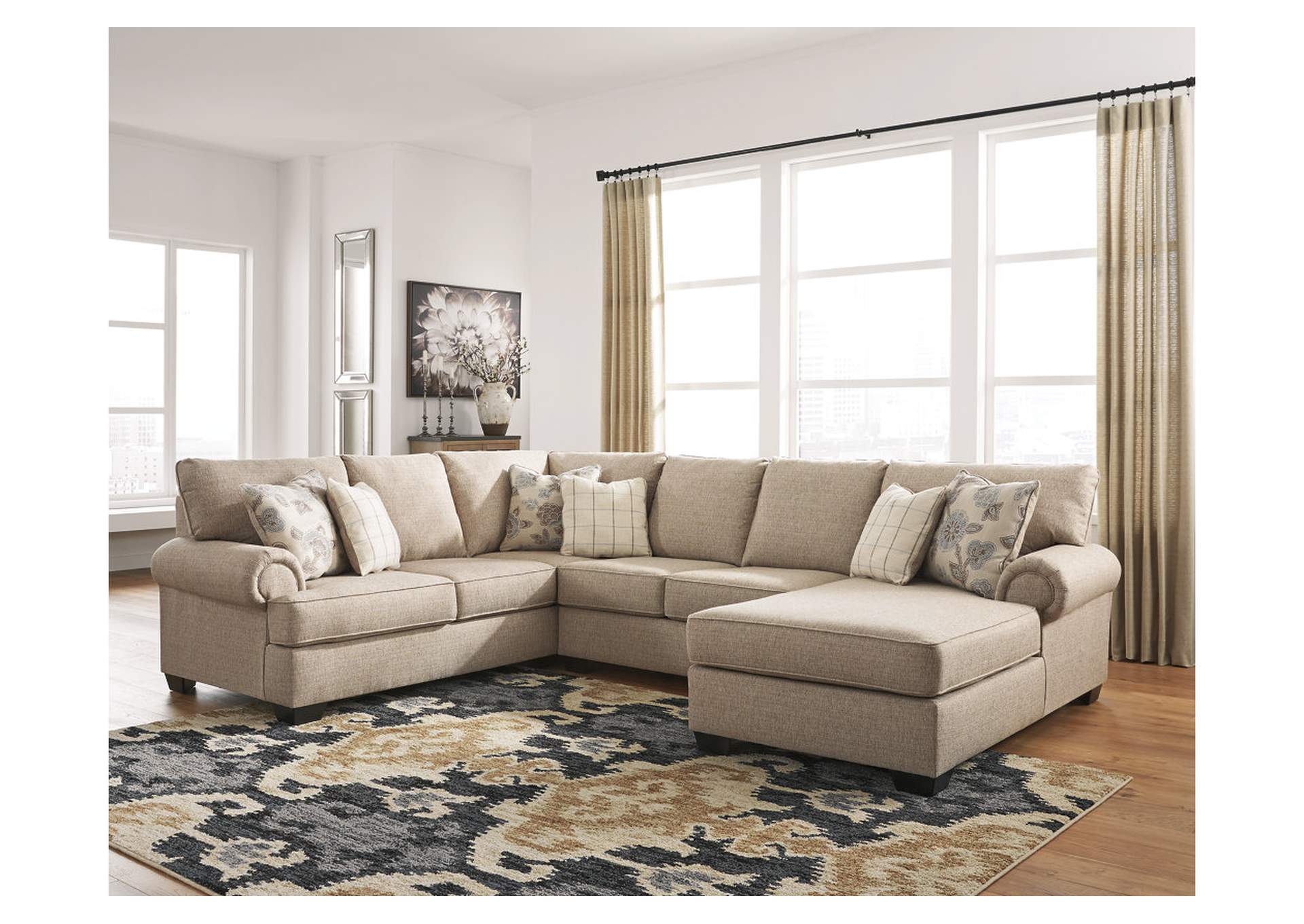 Baceno 3-Piece Sectional with Chaise,Ashley