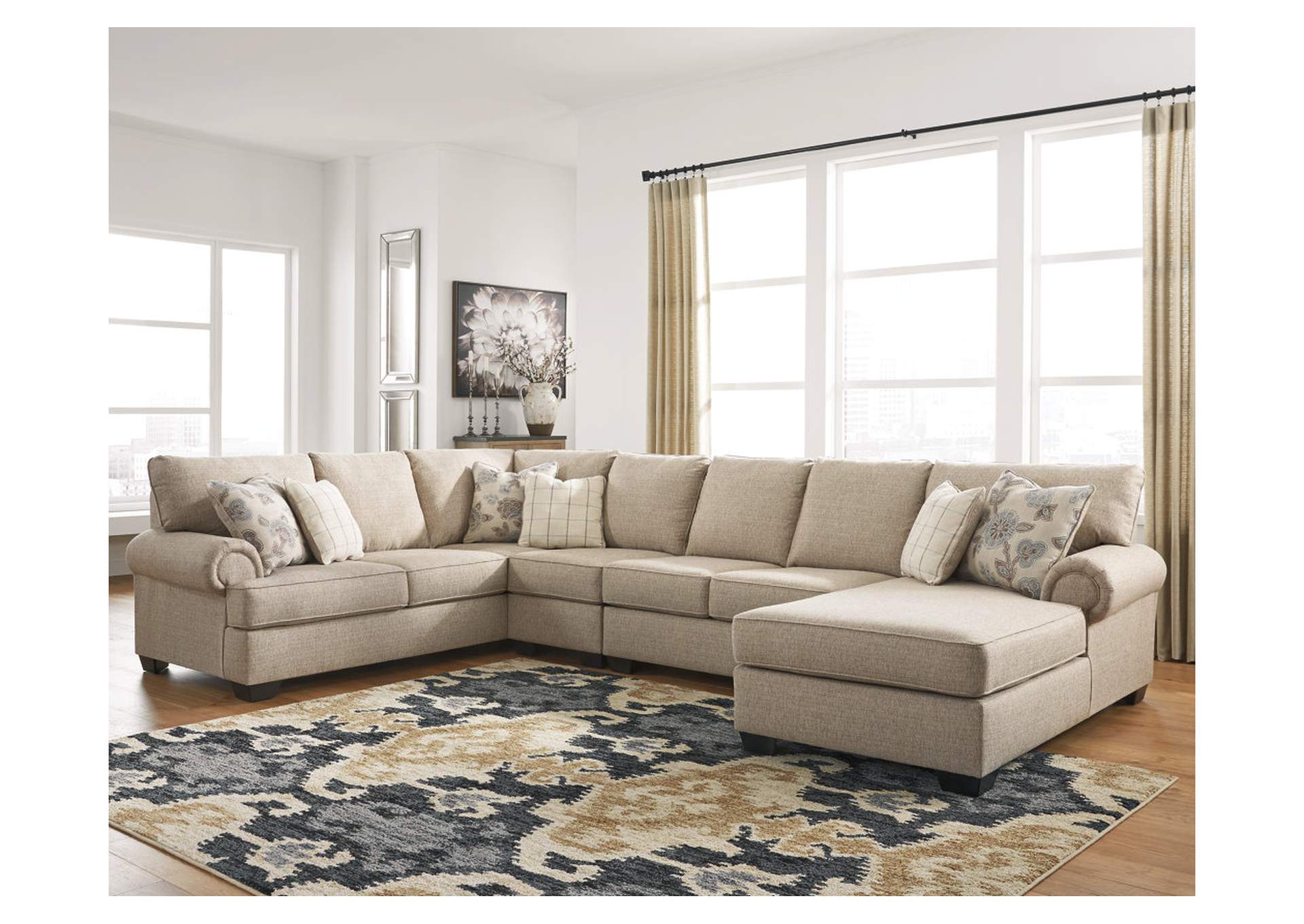 Baceno 4-Piece Sectional with Chaise,Ashley