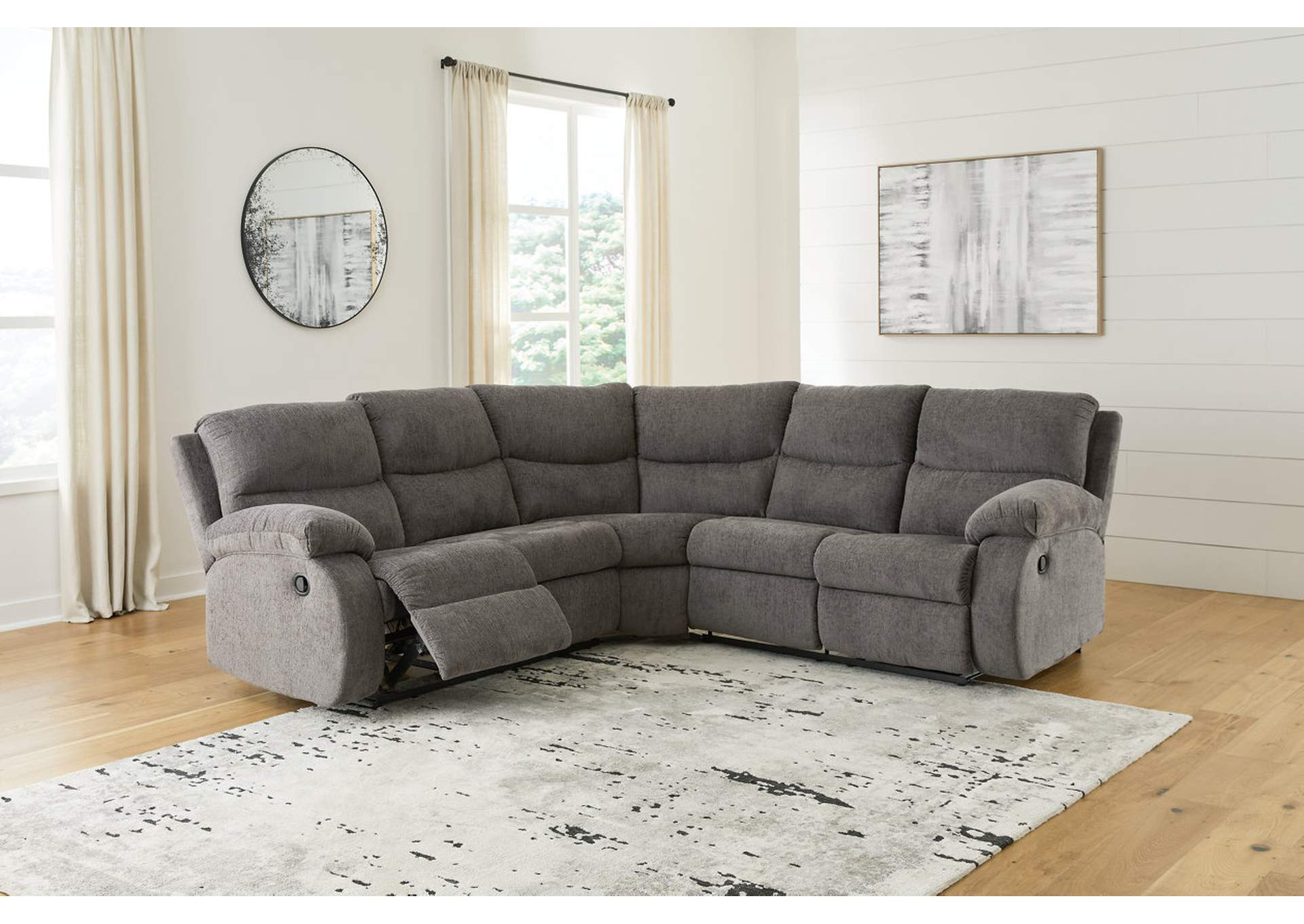 Museum 2-Piece Reclining Sectional,Signature Design By Ashley