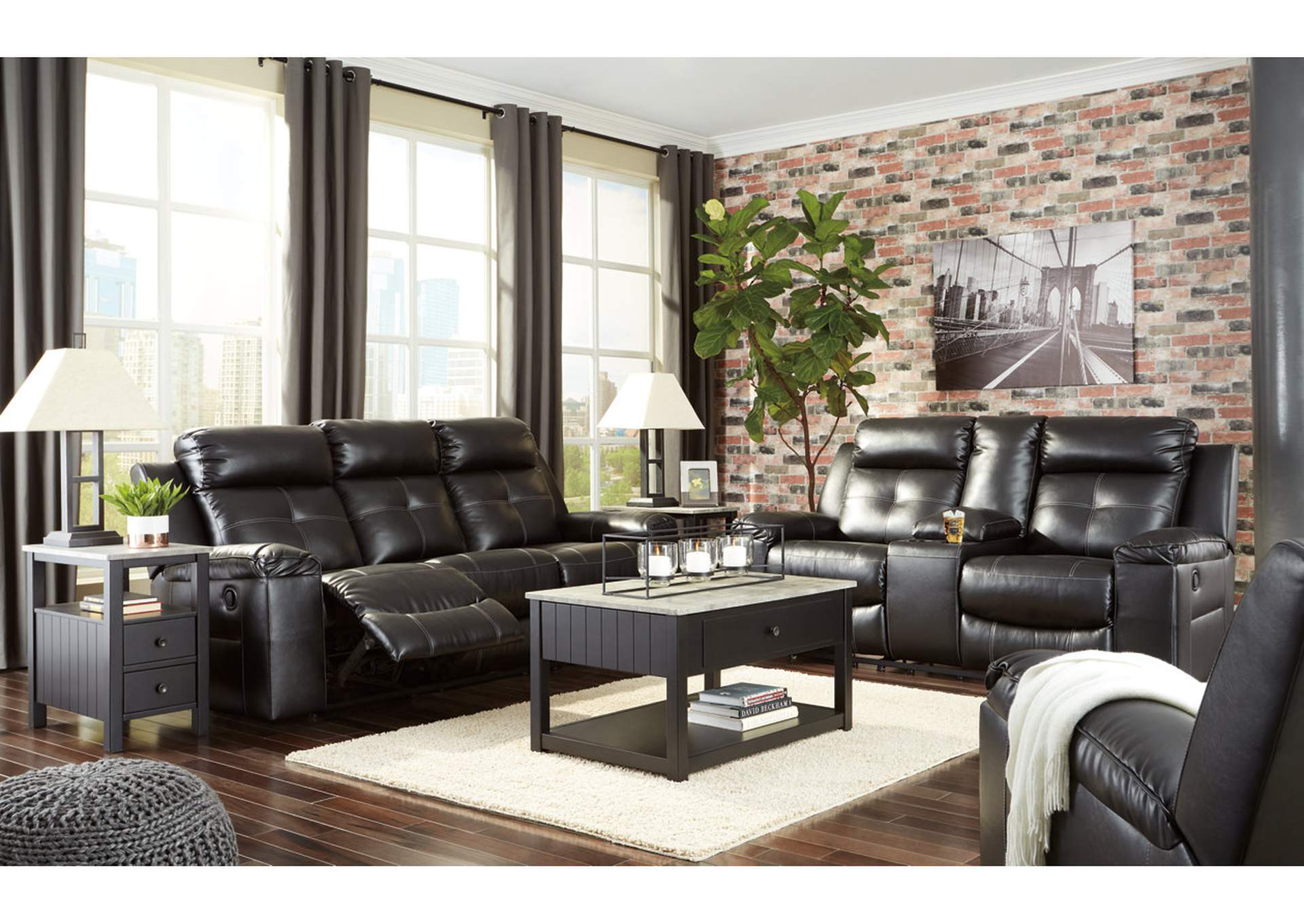 Kempten Reclining Sofa, Loveseat and Recliner,Signature Design By Ashley