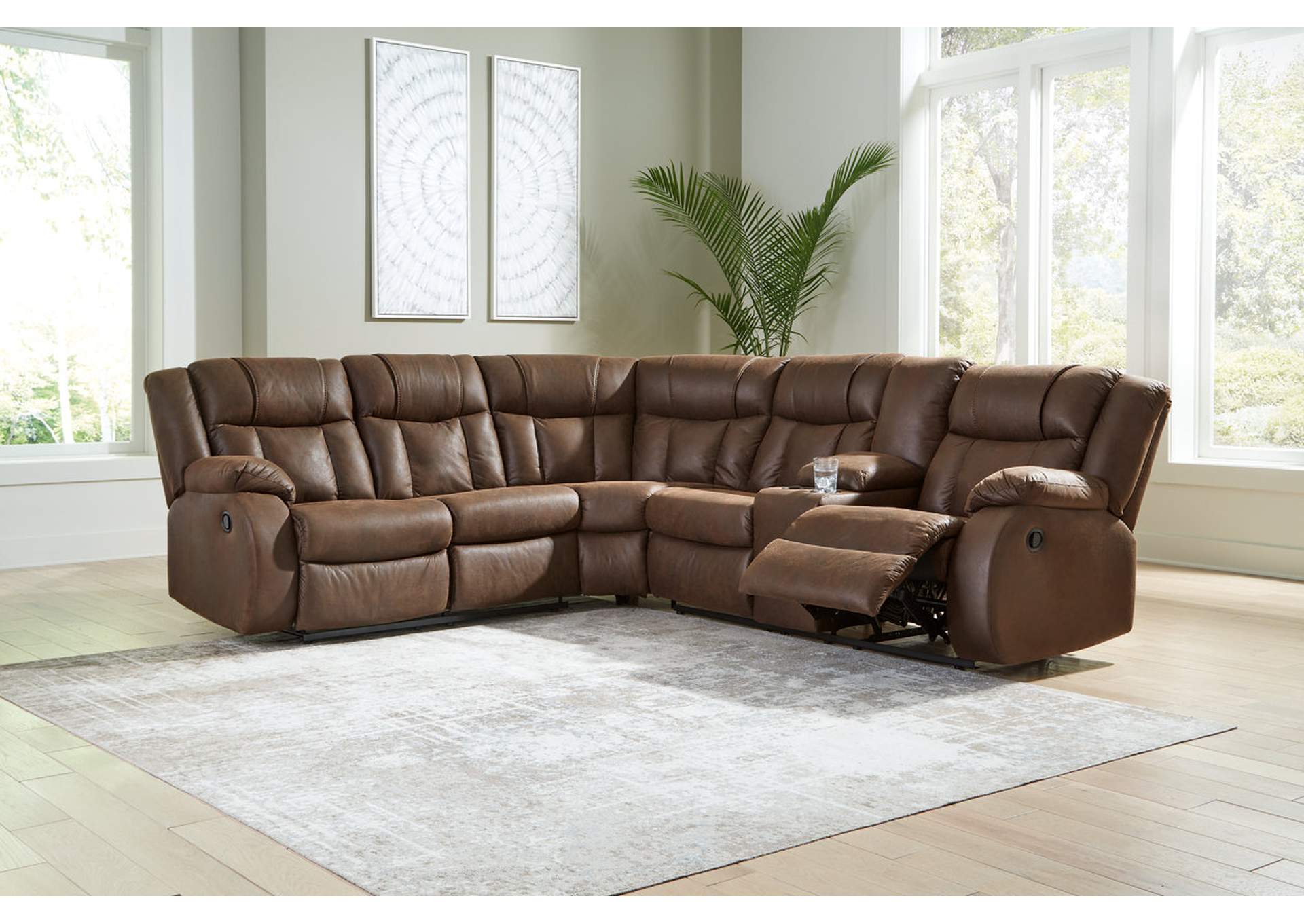 Trail Boys 2-Piece Reclining Sectional,Signature Design By Ashley