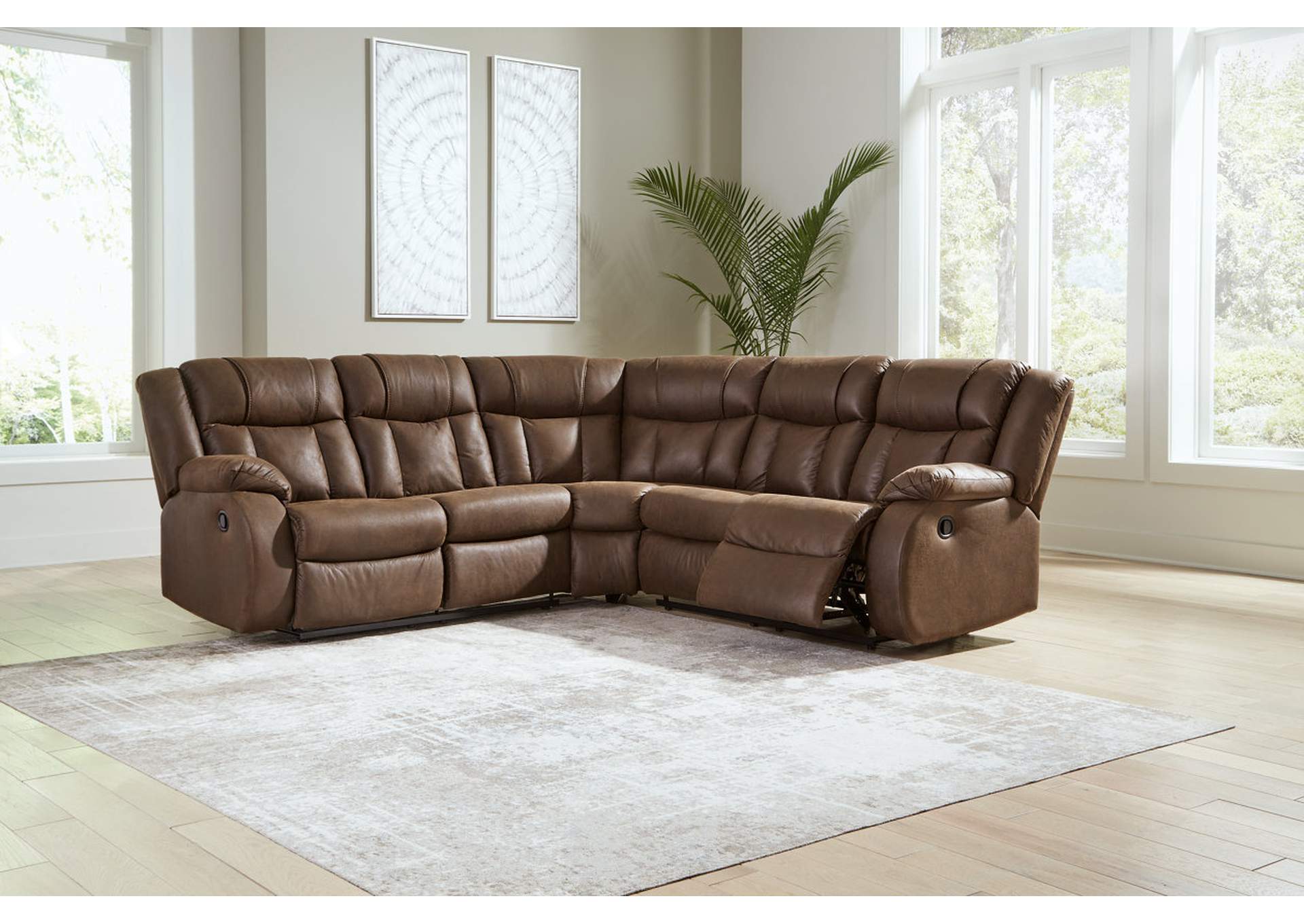 Trail Boys 2-Piece Reclining Sectional,Signature Design By Ashley