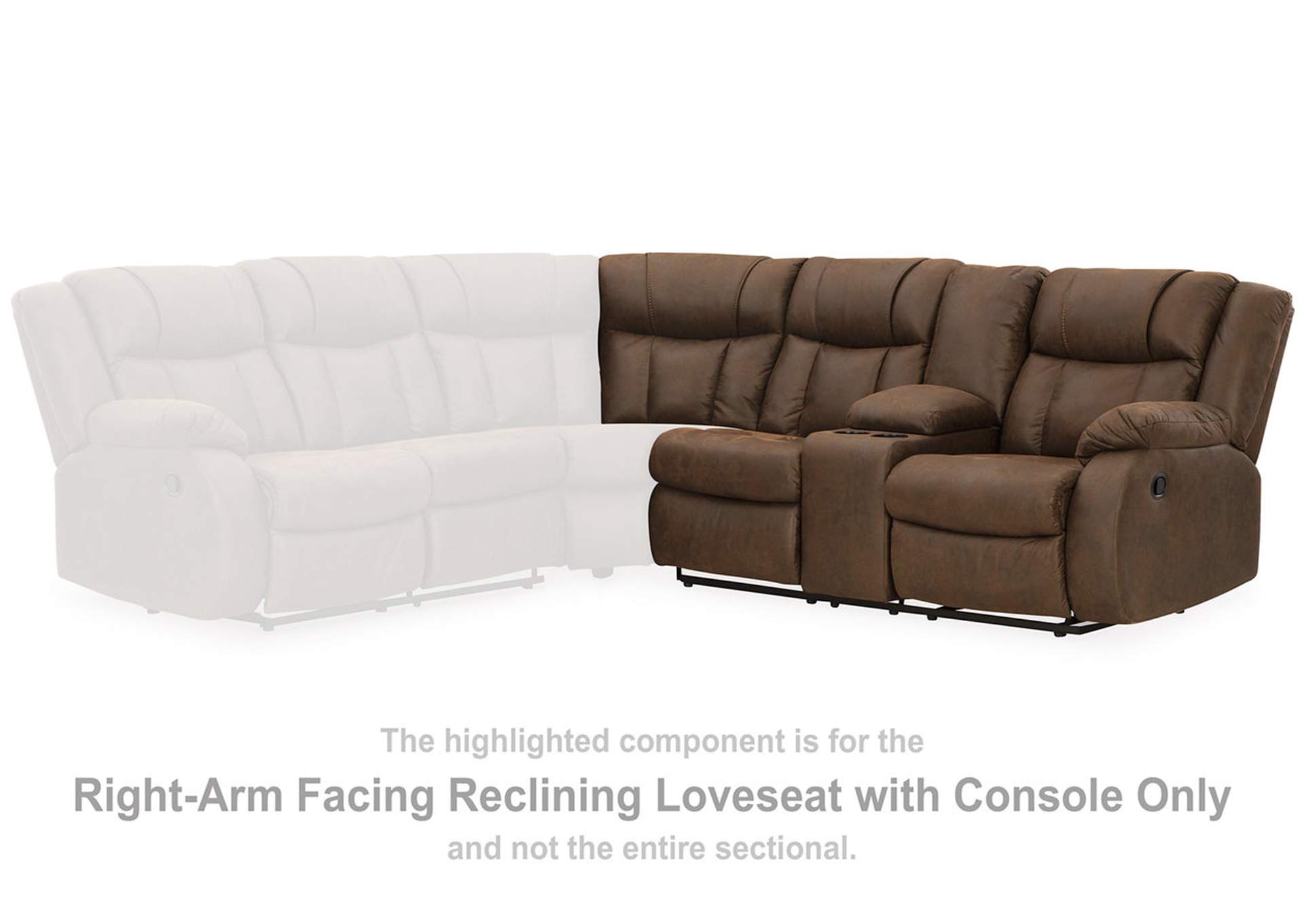 Trail Boys 2-Piece Reclining Sectional,Signature Design By Ashley