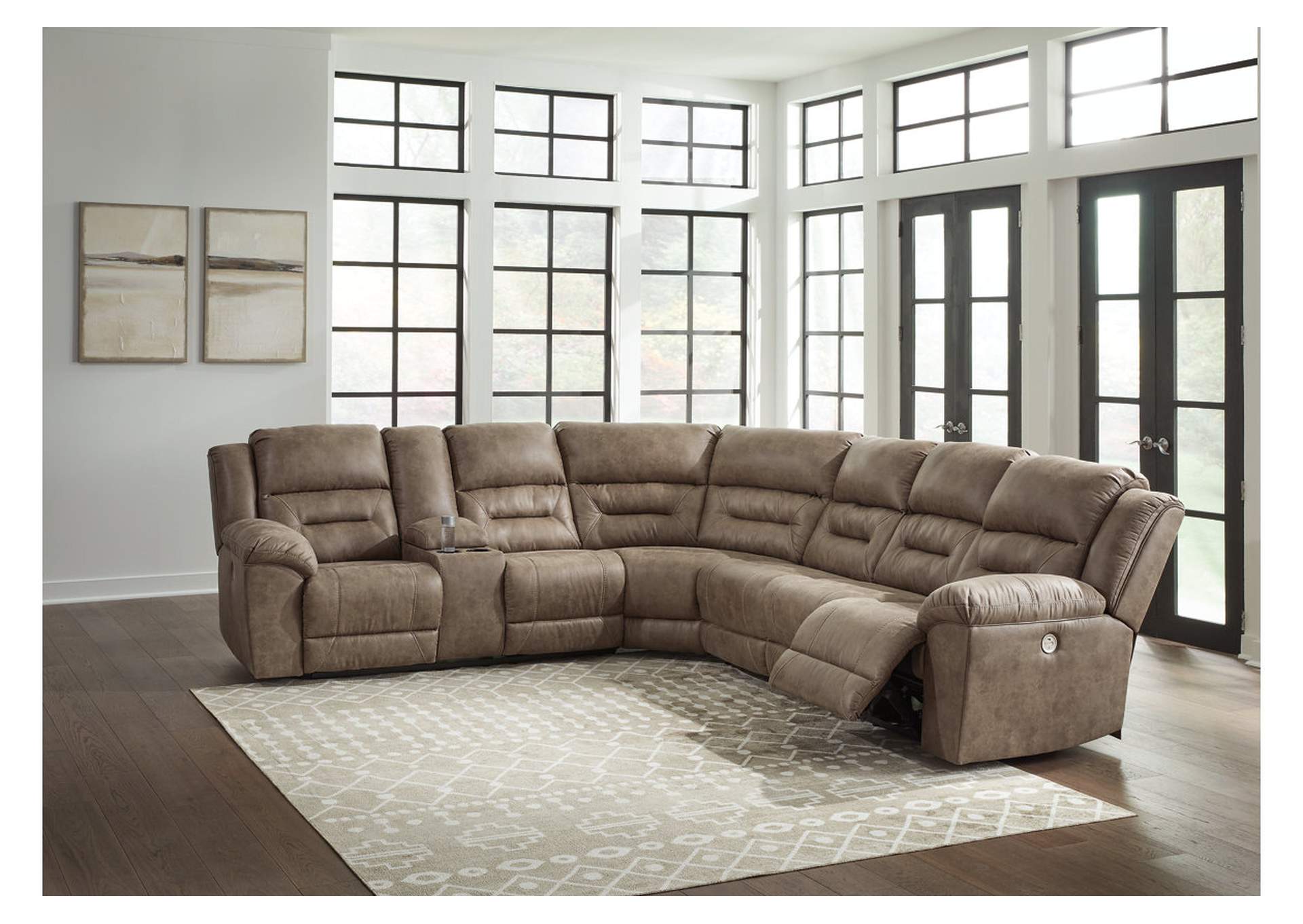 Ravenel 4-Piece Power Reclining Sectional,Signature Design By Ashley