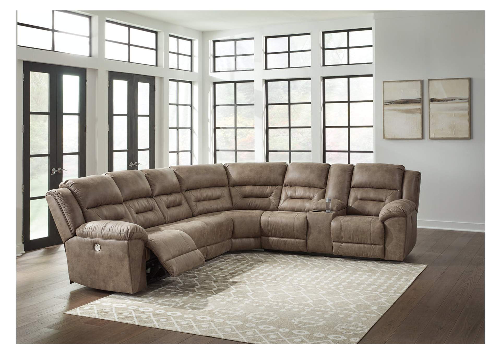 Ravenel 4-Piece Power Reclining Sectional,Signature Design By Ashley