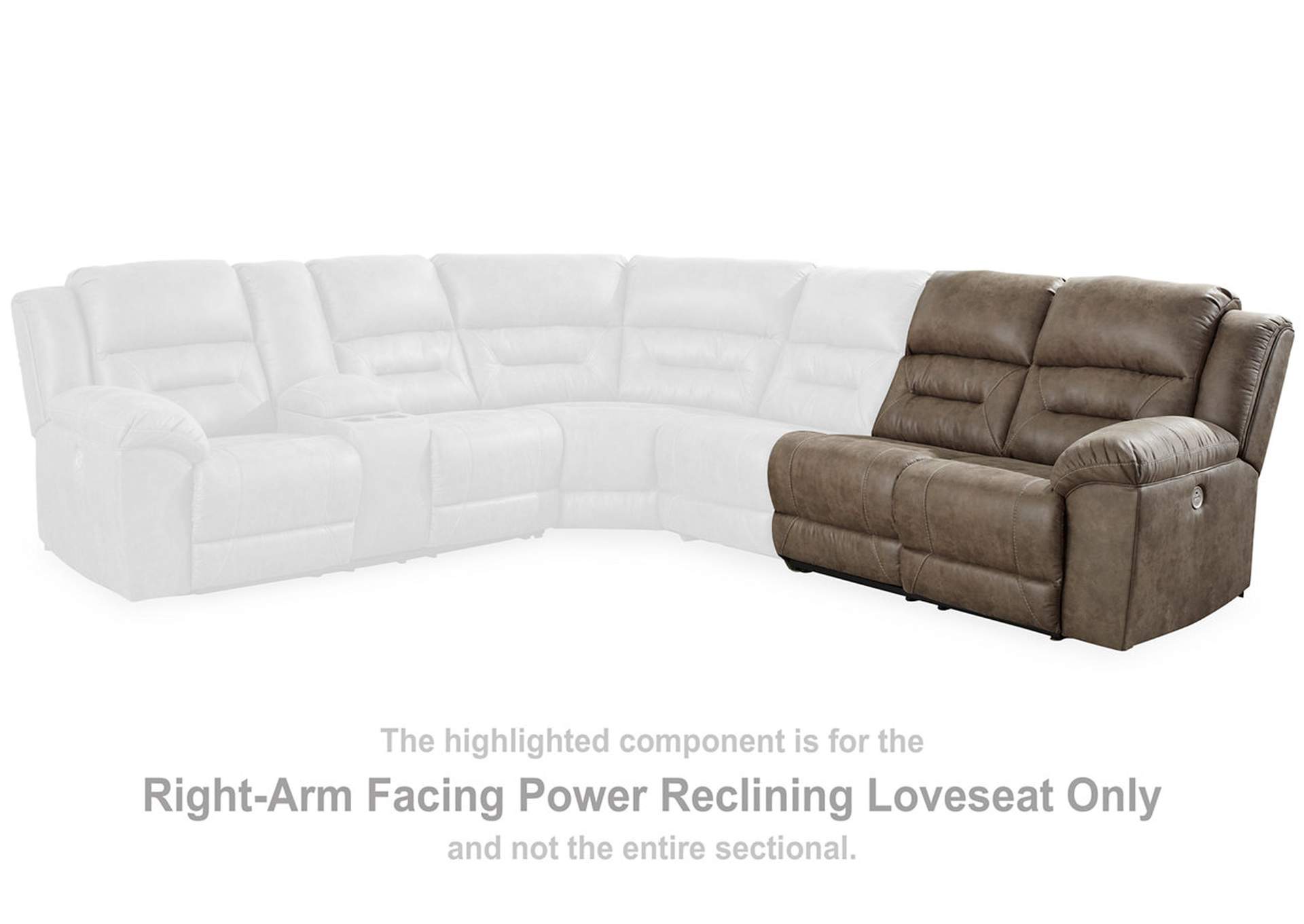 Ravenel 4-Piece Power Reclining Sectional,Signature Design By Ashley