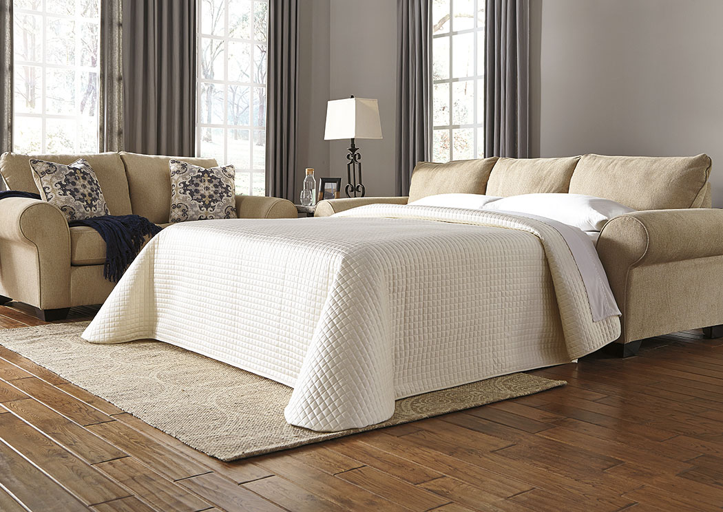 Denitasse Parchment Queen Sofa Sleeper,ABF Benchcraft
