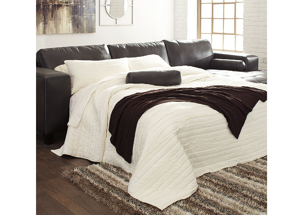 Nokomis Charcoal Right Facing Queen Sofa Sleeper,ABF Signature Design by Ashley