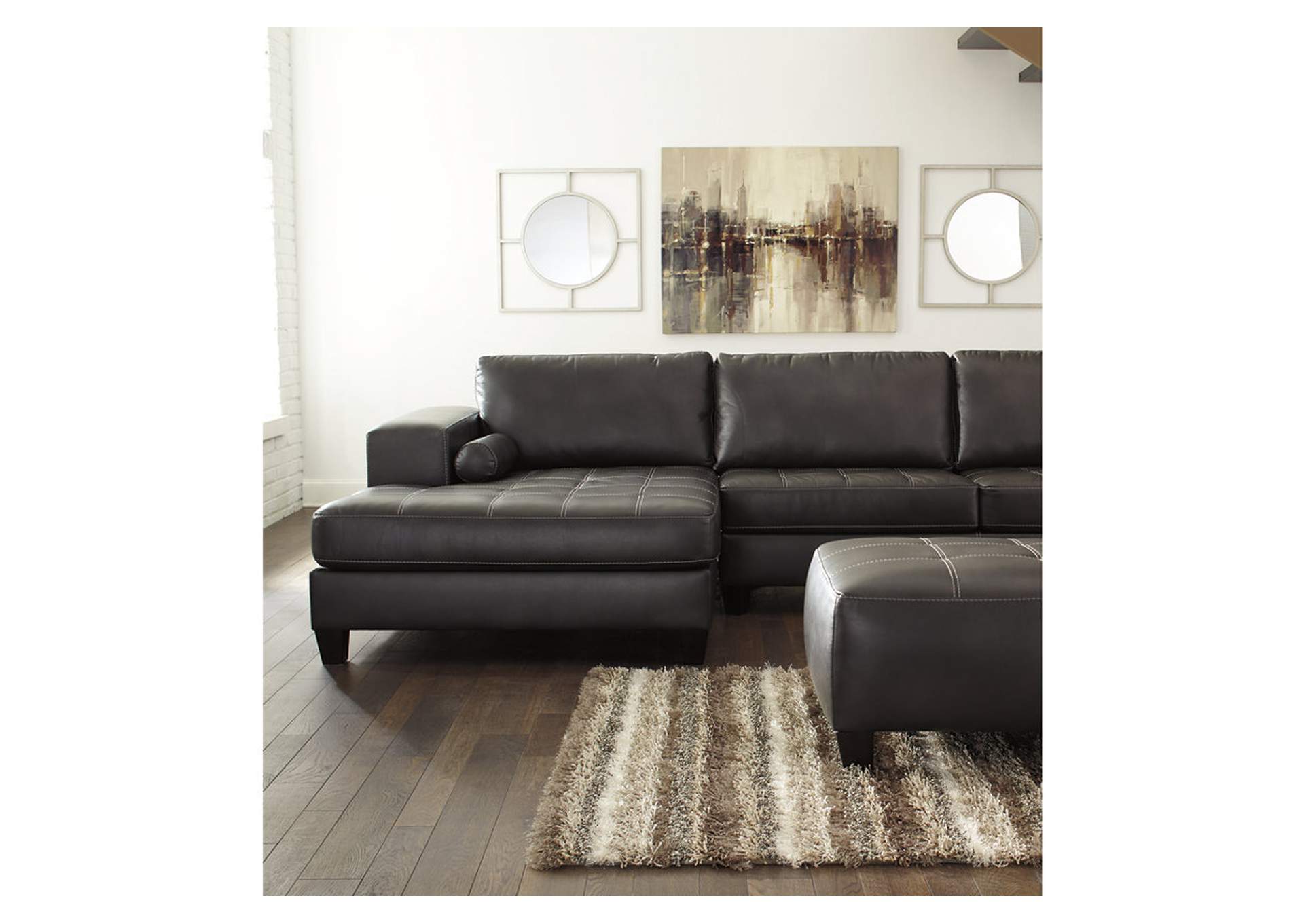 Nokomis 2-Piece Sectional with Ottoman,Signature Design By Ashley