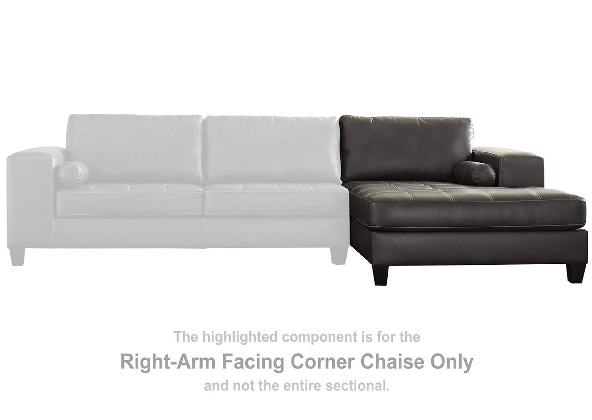 Nokomis 2-Piece Sectional with Chaise and Oversized Accent Ottoman,Signature Design By Ashley