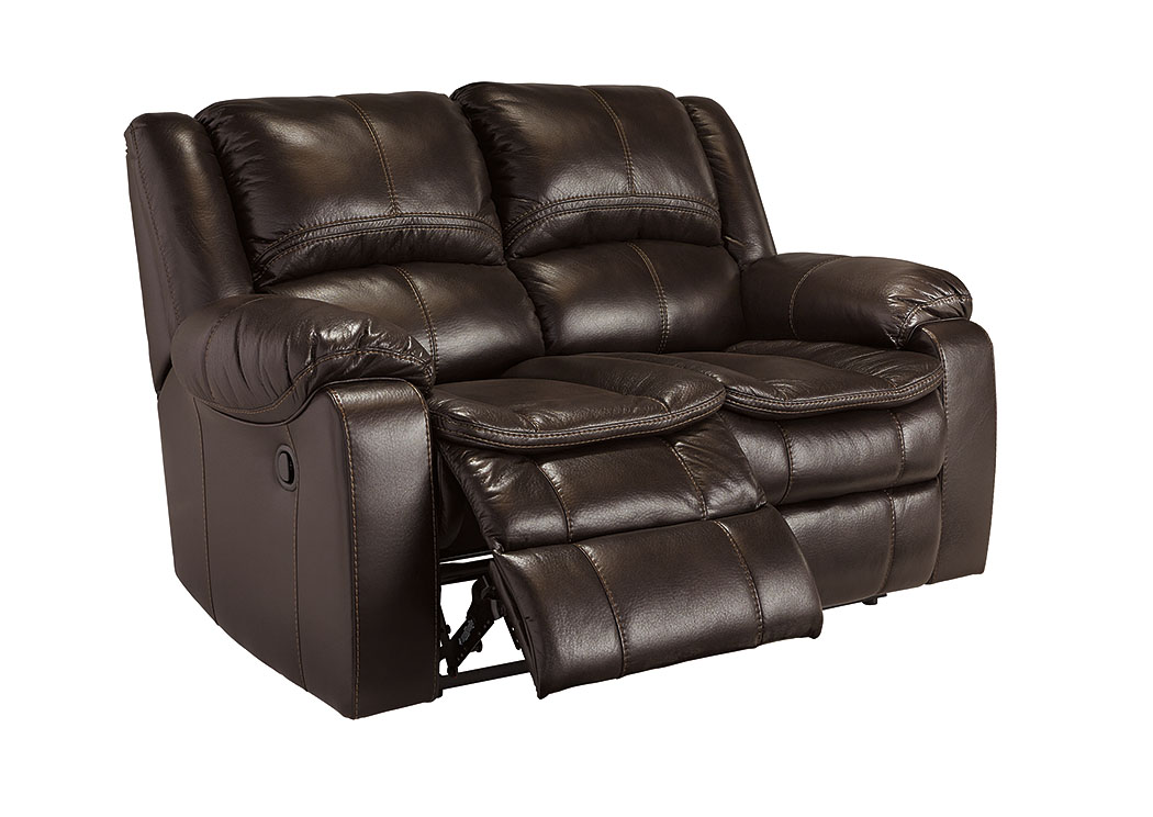 Long Knight Brown Reclining Power Loveseat,ABF Signature Design by Ashley