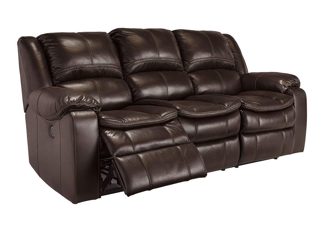 Long Knight Brown Reclining Power Sofa,ABF Signature Design by Ashley