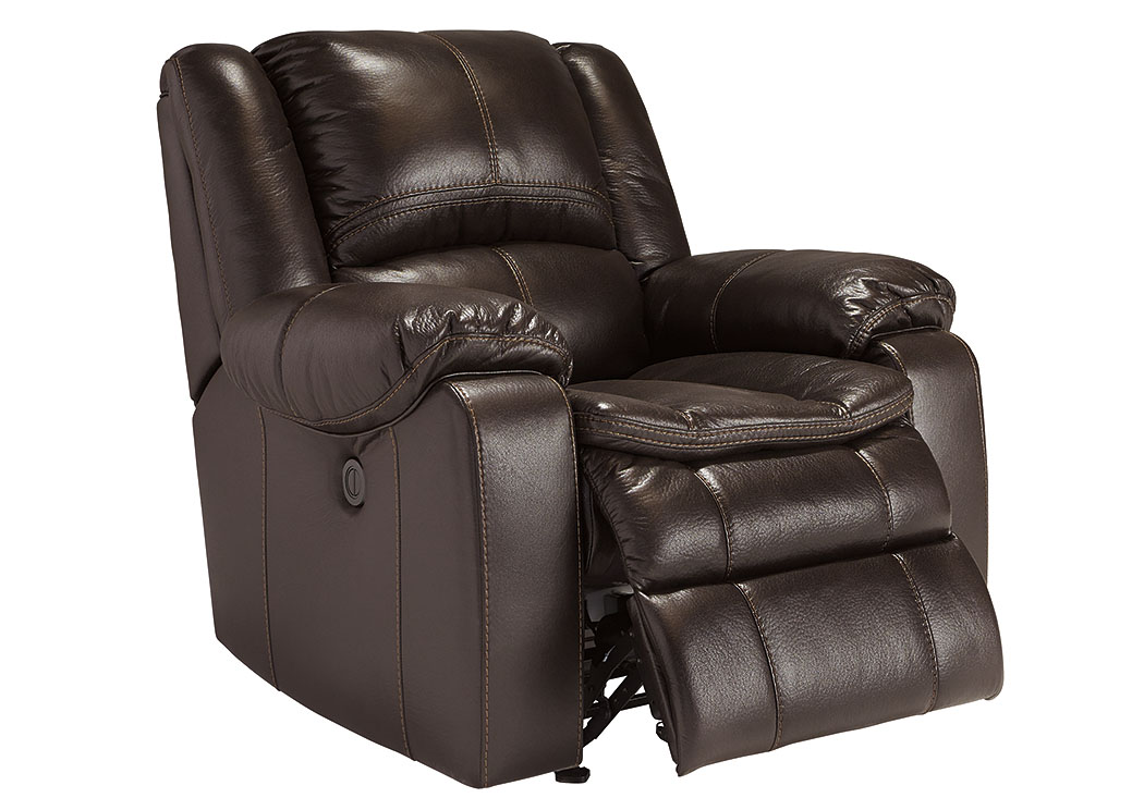 Long Knight Brown Rocker Recliner,ABF Signature Design by Ashley