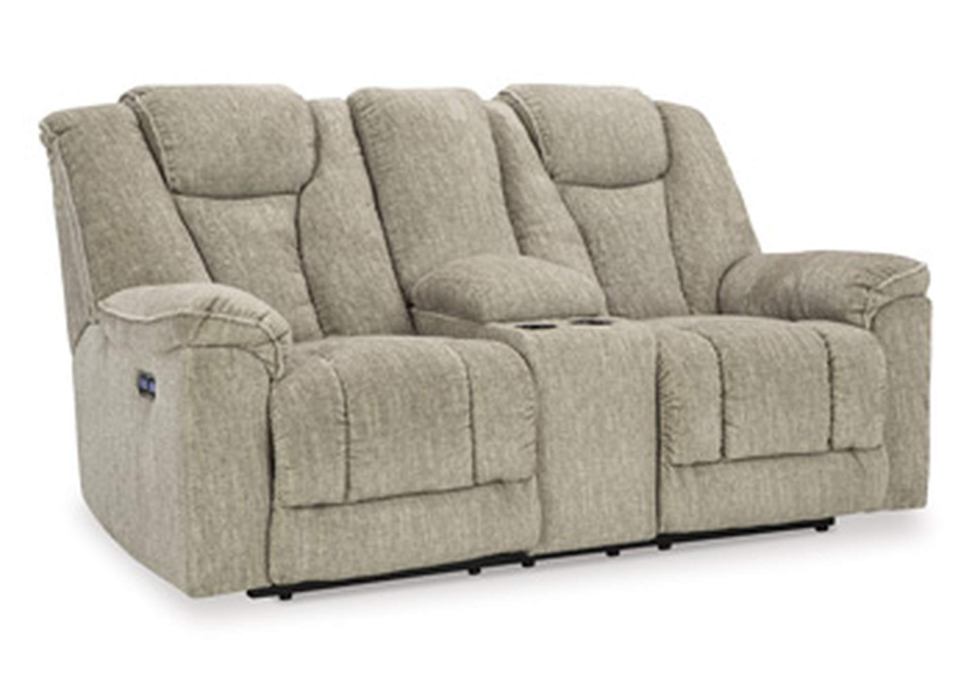 Hindmarsh Power Reclining Loveseat with Console,Signature Design By Ashley