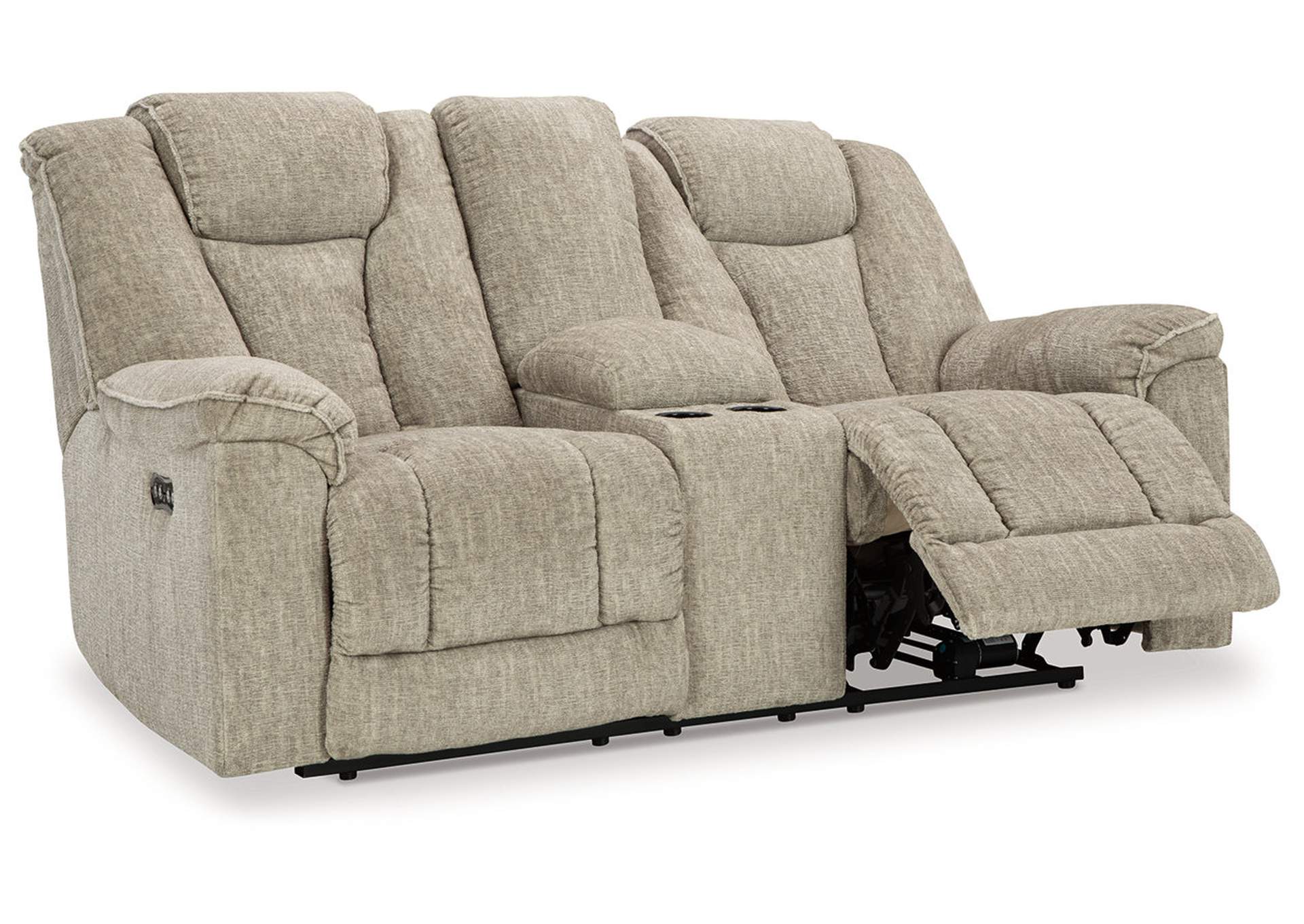 Hindmarsh Power Reclining Loveseat with Console,Signature Design By Ashley