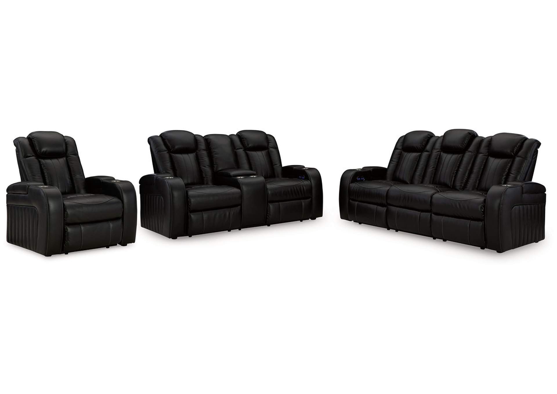 Caveman Den Power Reclining Sofa, Loveseat and Recliner,Signature Design By Ashley