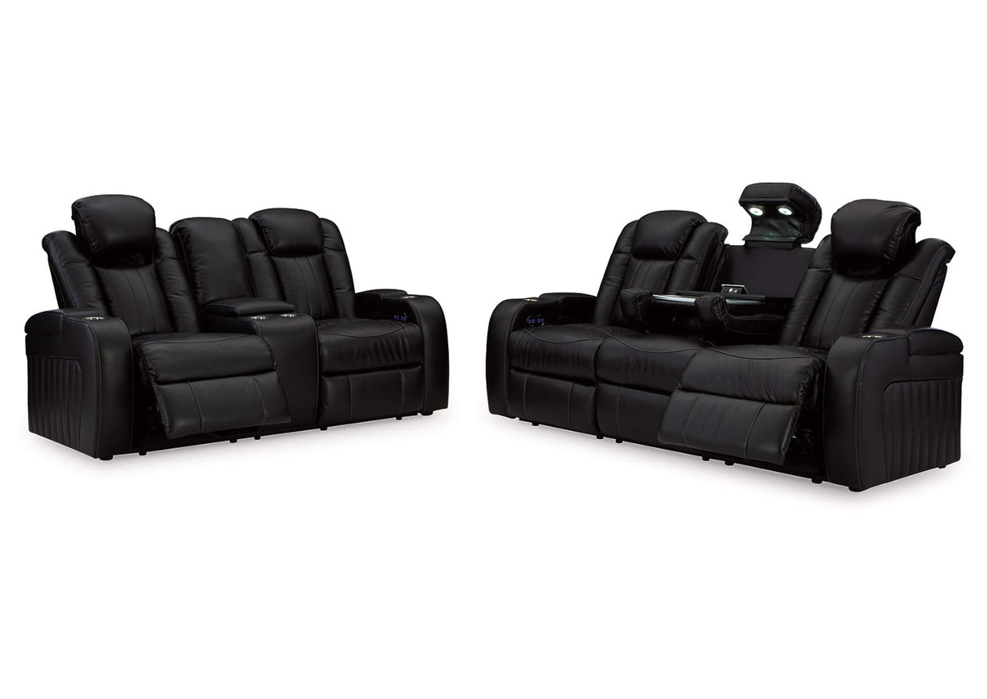 Caveman Den Power Reclining Sofa and Loveseat,Signature Design By Ashley