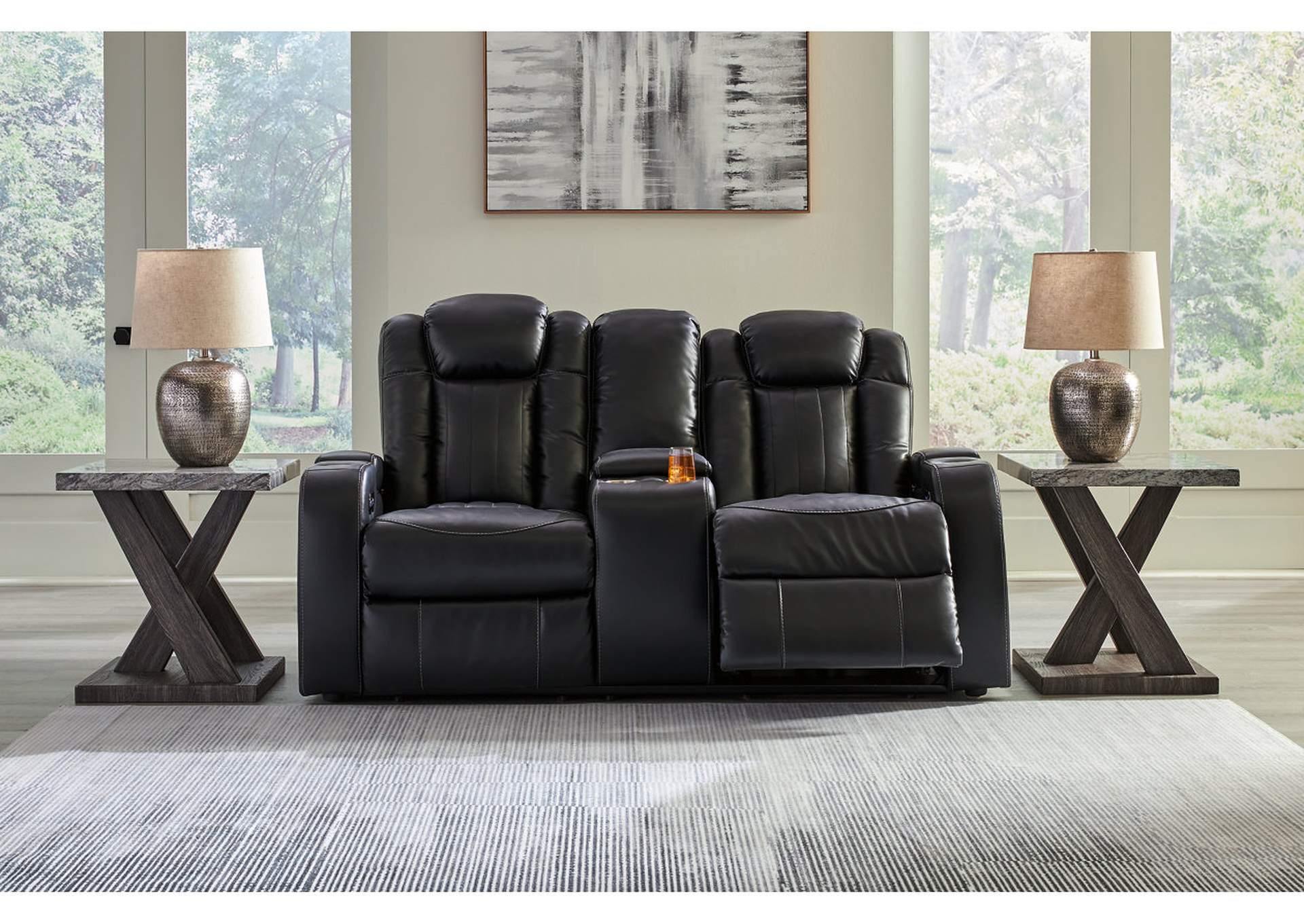 Caveman Den Power Reclining Loveseat with Console,Signature Design By Ashley