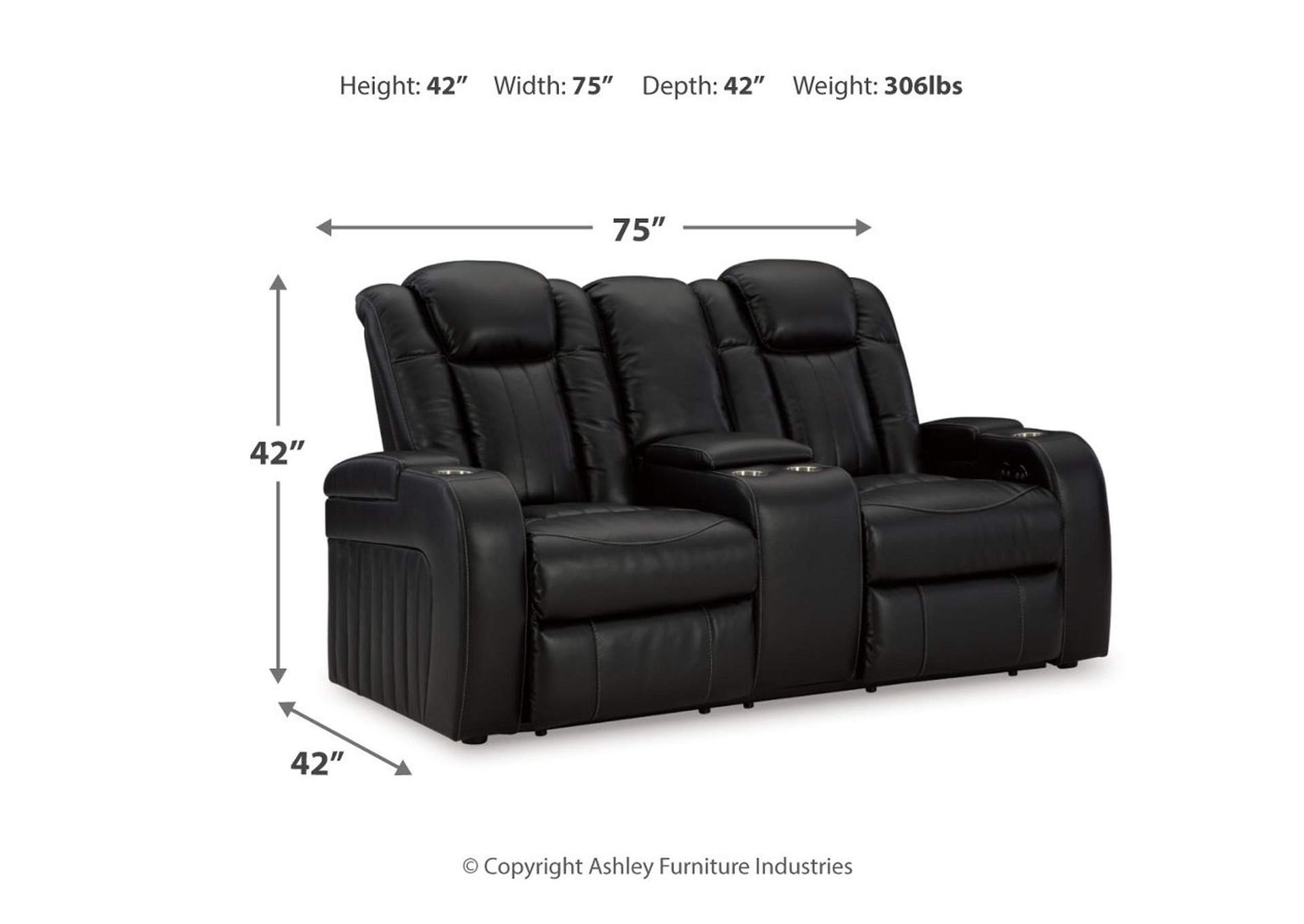 Caveman Den Power Reclining Sofa, Loveseat and Recliner,Signature Design By Ashley