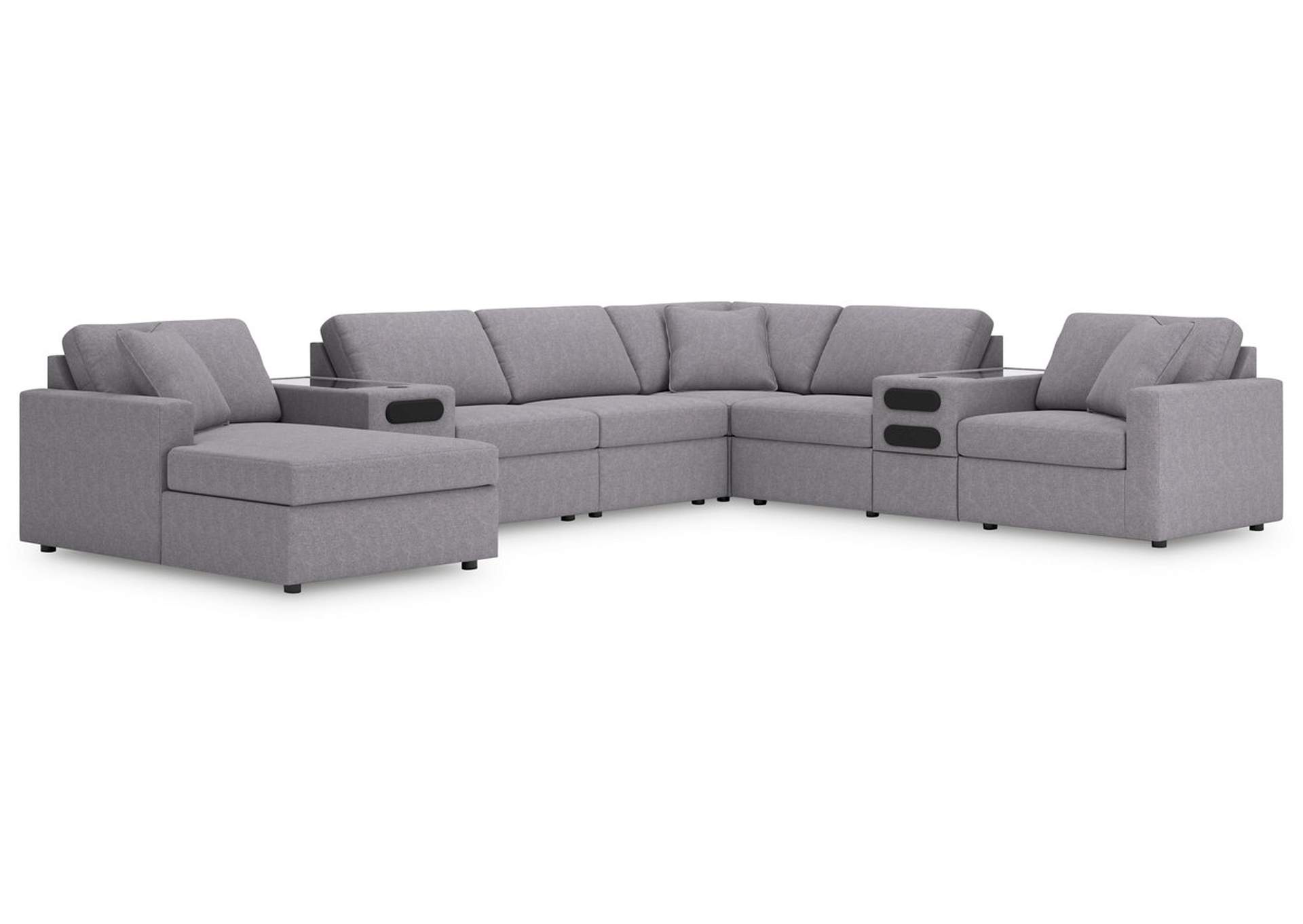 Modmax 8-Piece Sectional with Audio System and Chaise,Signature Design By Ashley