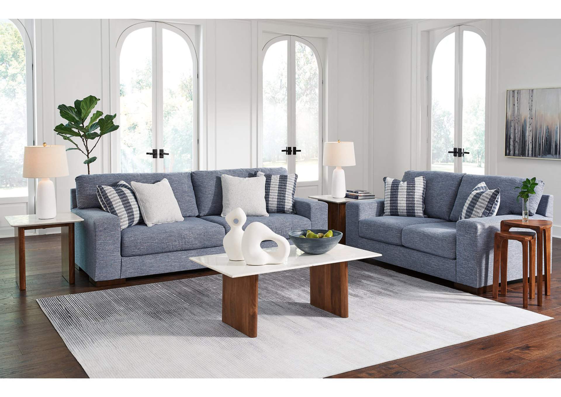 Belvoir Sofa and Loveseat,Ashley