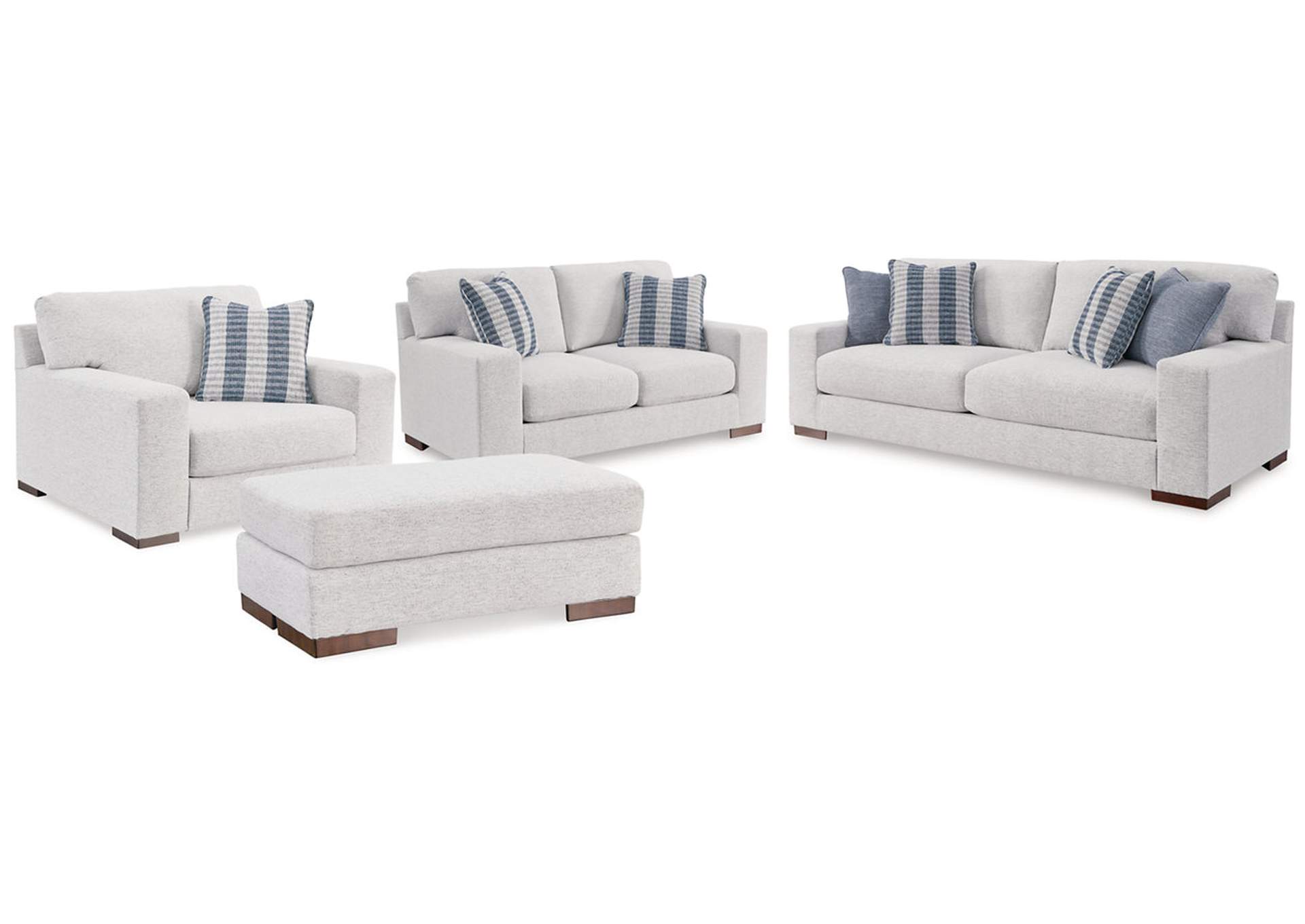 Belvoir Sofa, Loveseat, Chair and Ottoman,Ashley