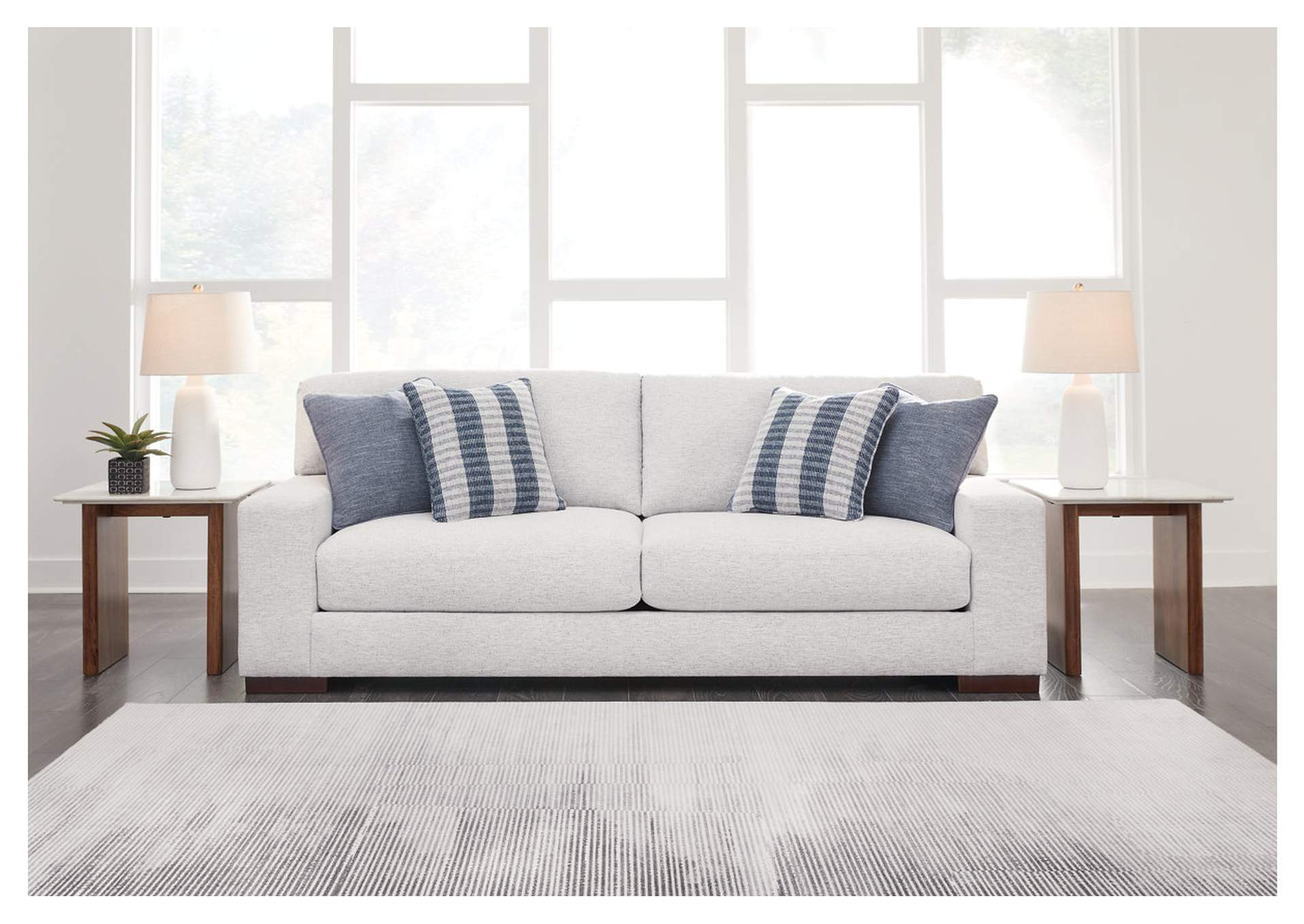 Belvoir Sofa, Loveseat, Chair and Ottoman,Ashley