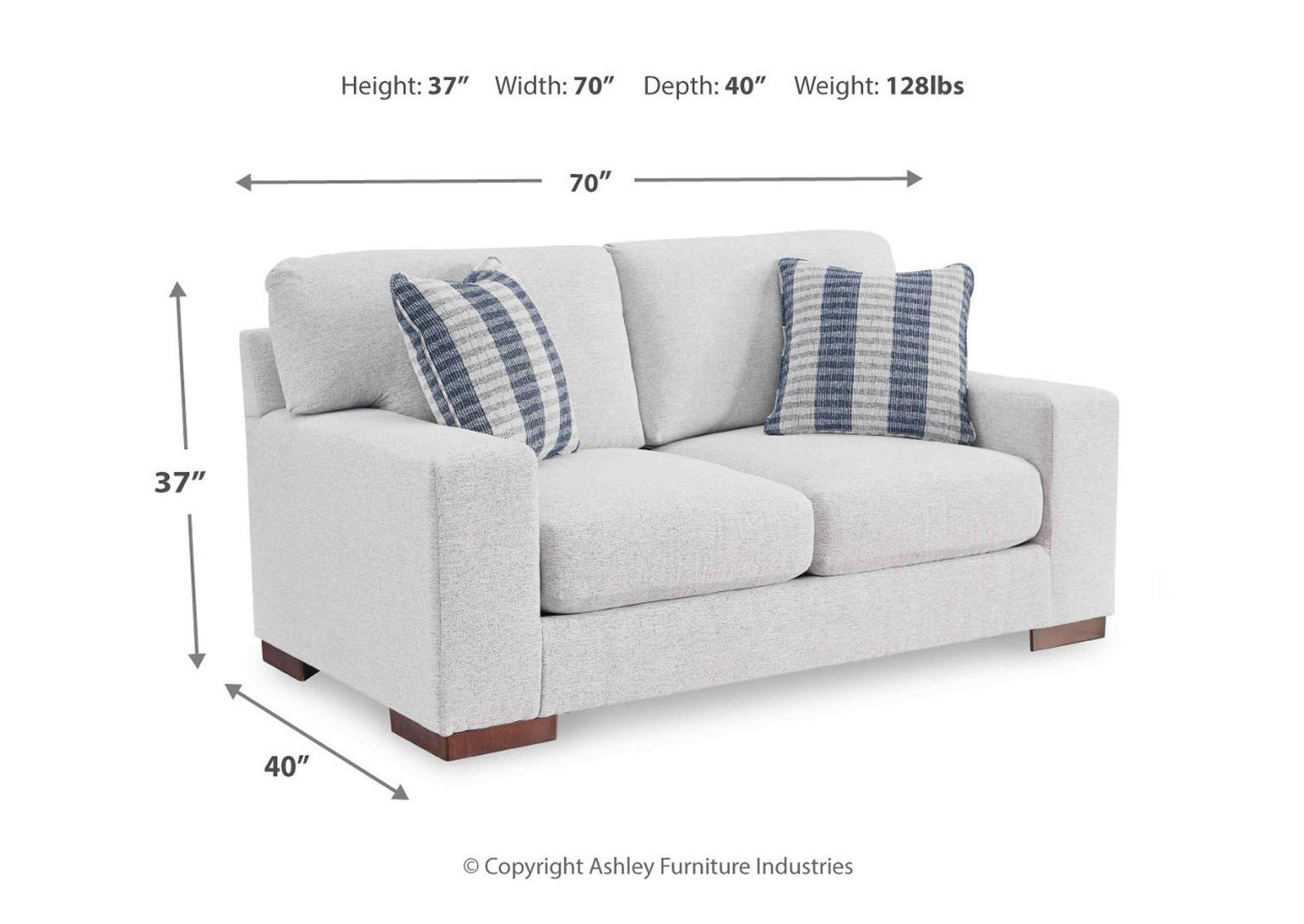 Belvoir Loveseat,Ashley