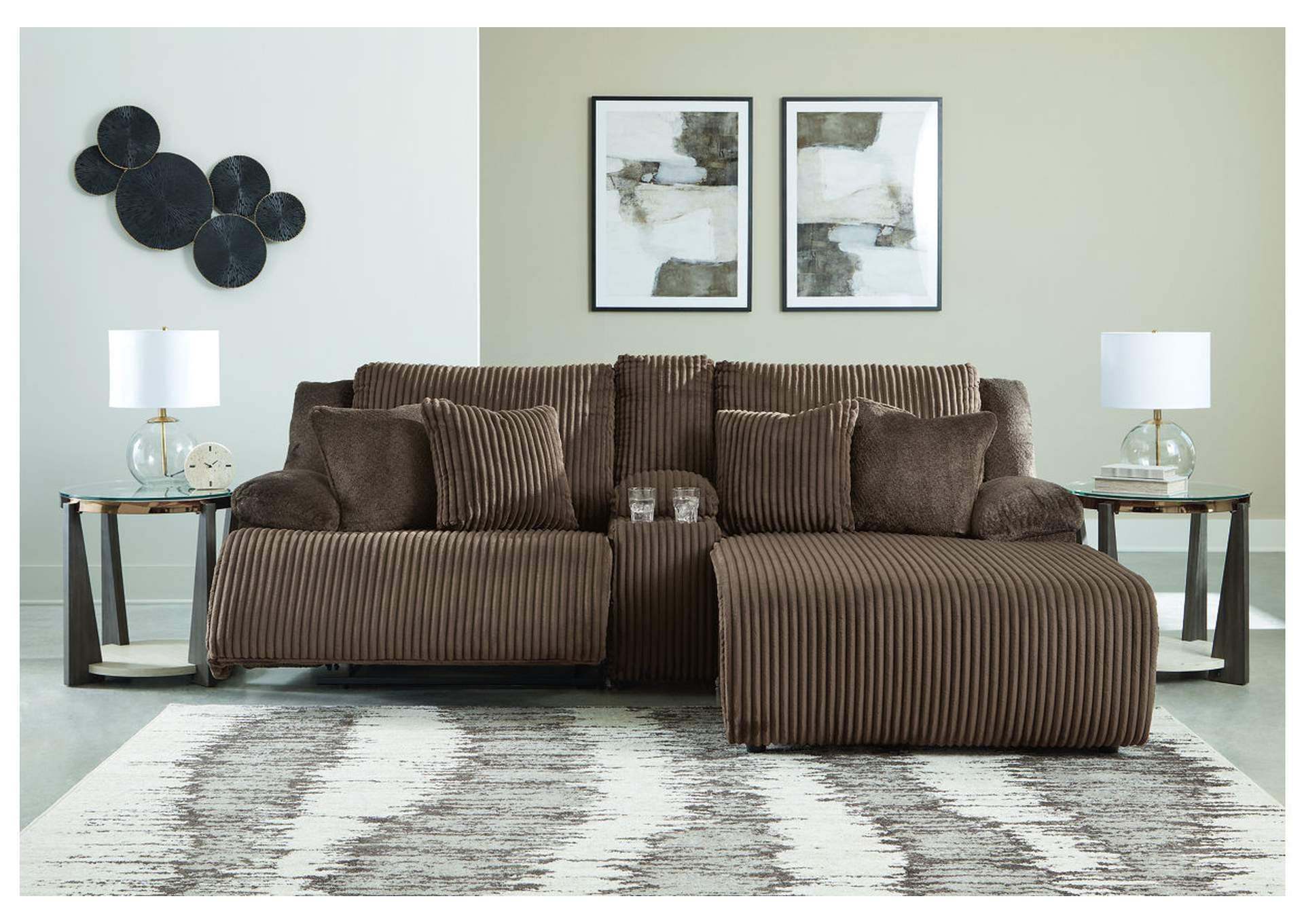 Top Tier 3-Piece Reclining Sectional Sofa with Chaise,Signature Design By Ashley