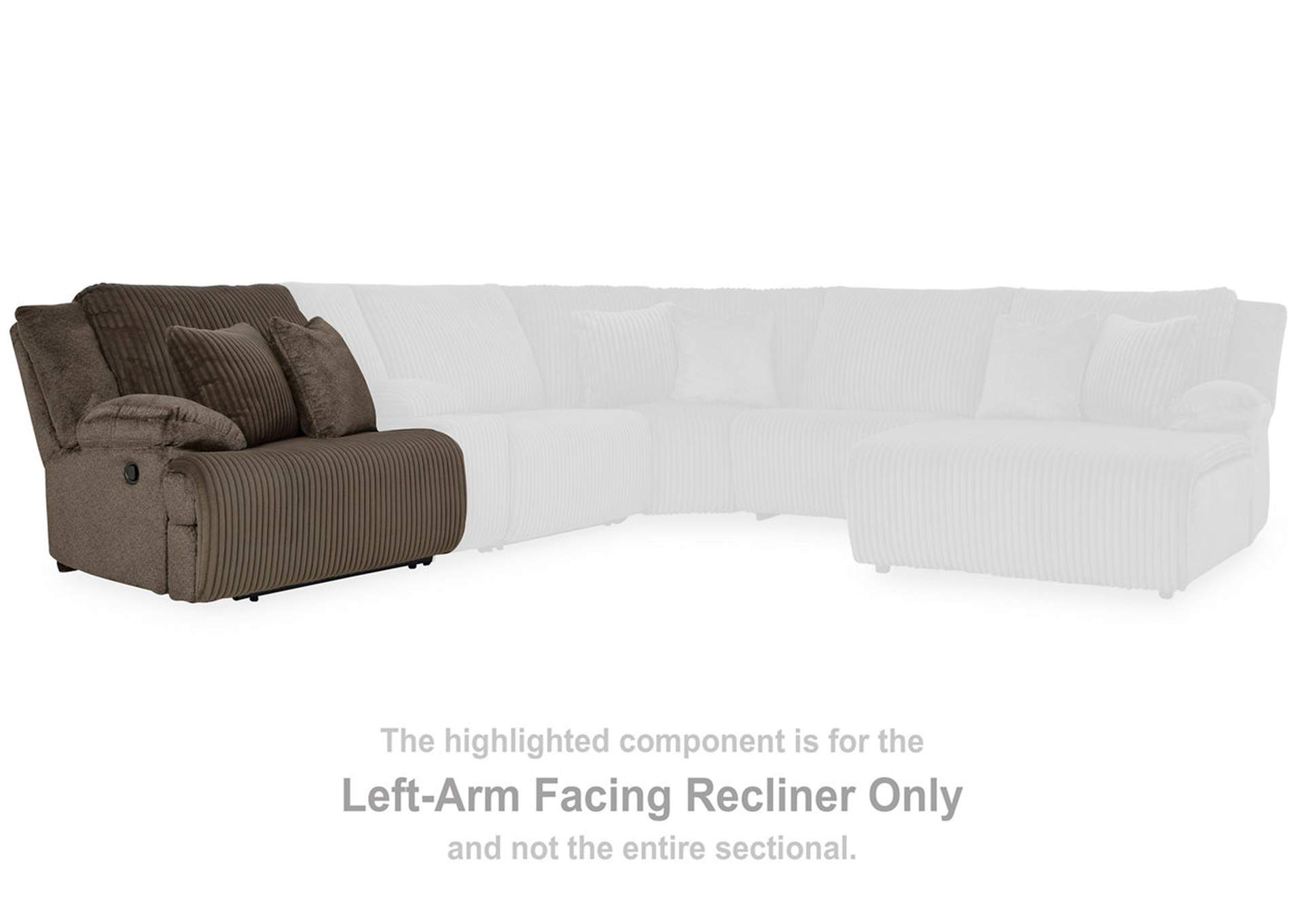 Top Tier 3-Piece Reclining Sectional Sofa with Chaise,Signature Design By Ashley