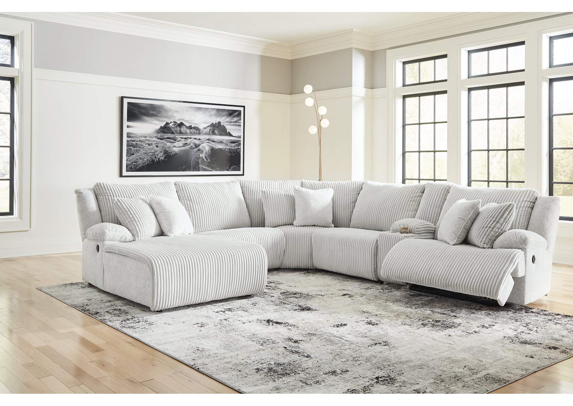 Top Tier 6-Piece Reclining Sectional with Chaise,Signature Design By Ashley