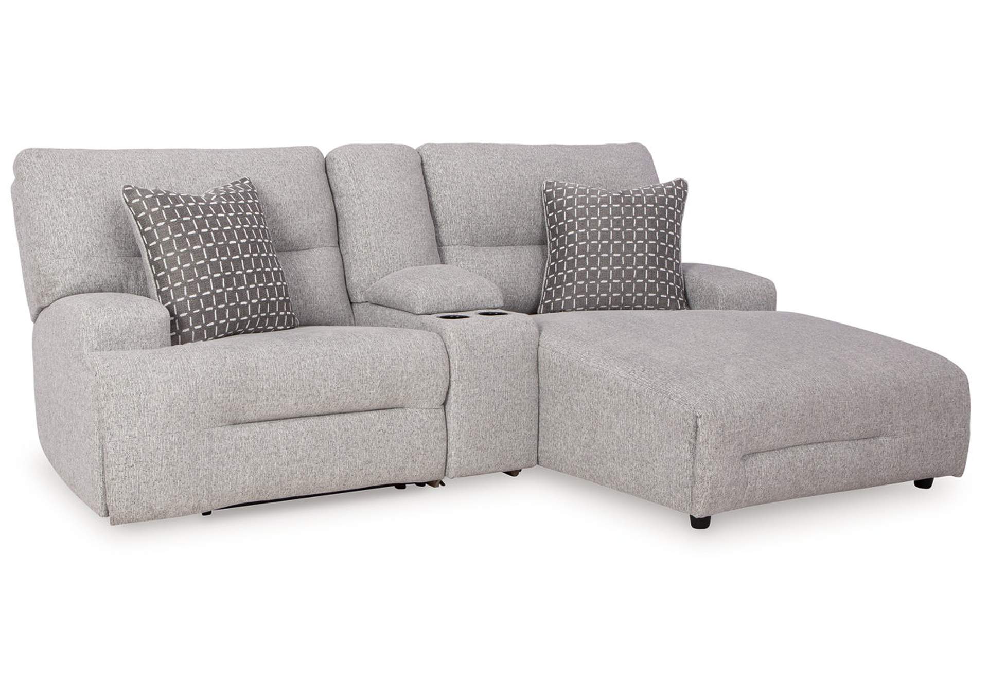 Acklen Place 3-Piece Power Reclining Sectional Sofa with Chaise,Signature Design By Ashley