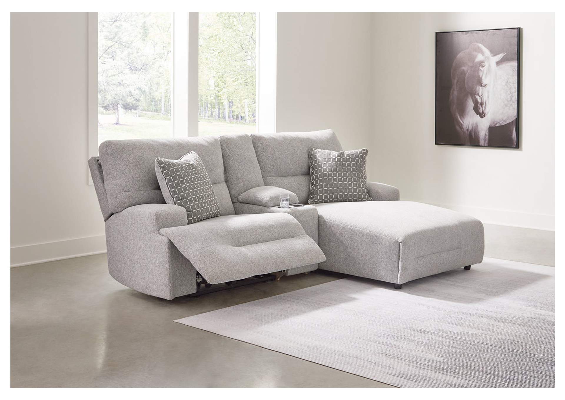 Acklen Place 3-Piece Power Reclining Sectional Sofa with Chaise,Signature Design By Ashley