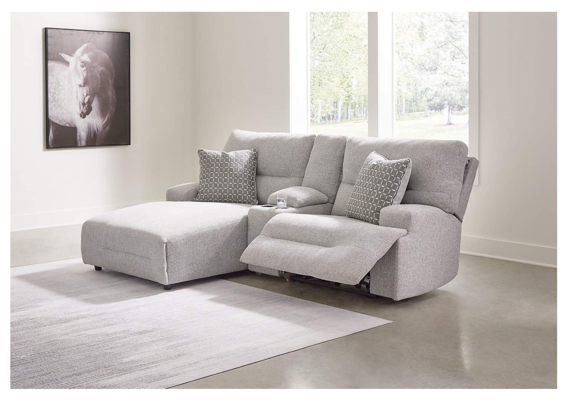 Acklen Place 3-Piece Power Reclining Sectional Sofa with Chaise,Signature Design By Ashley