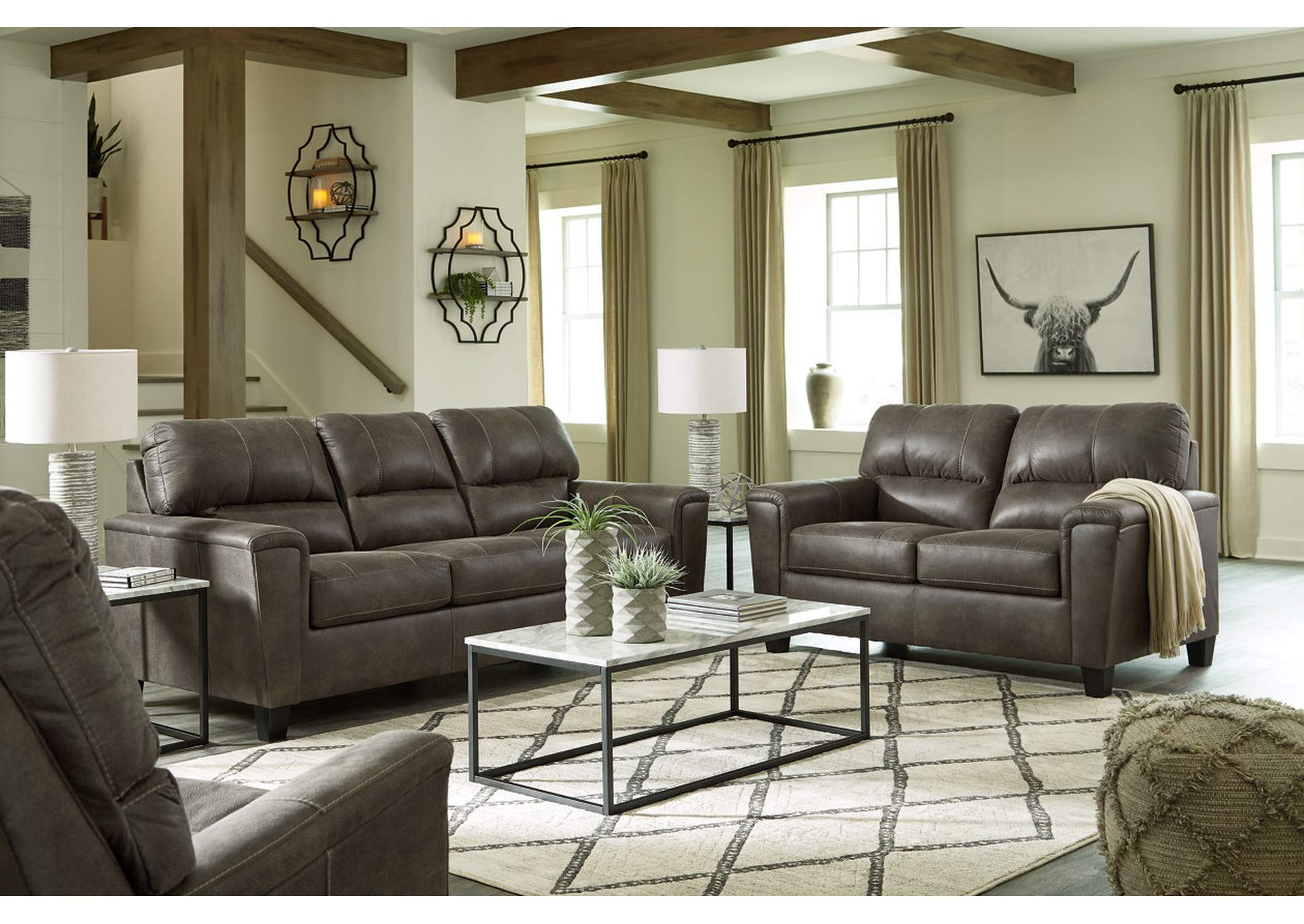 Navi Sofa, Loveseat and Recliner,Signature Design By Ashley