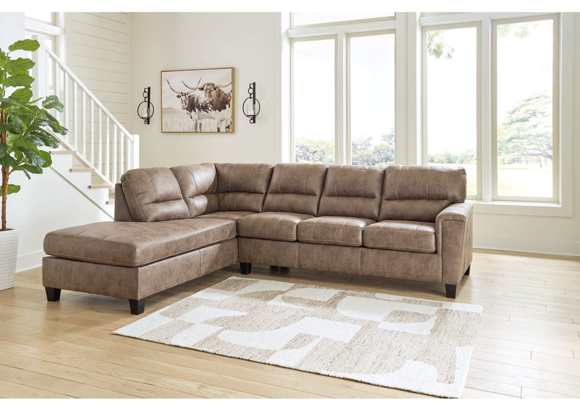 Navi 2-Piece Sectional Sofa Chaise,Signature Design By Ashley