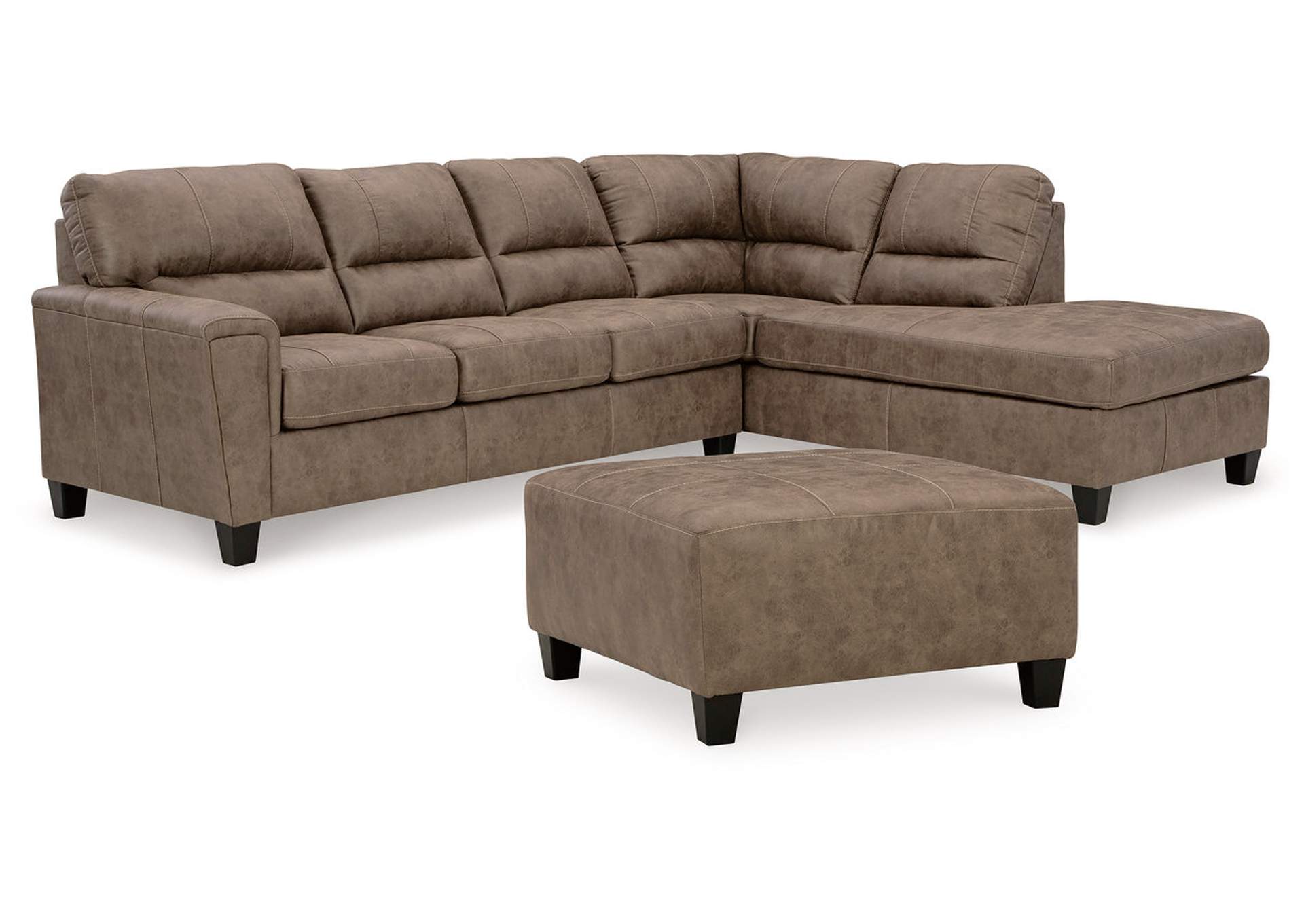 Navi 2-Piece Sectional with Ottoman,Signature Design By Ashley