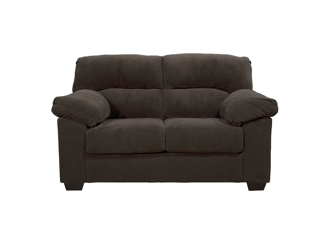 Zorah Chocolate Loveseat,ABF Benchcraft