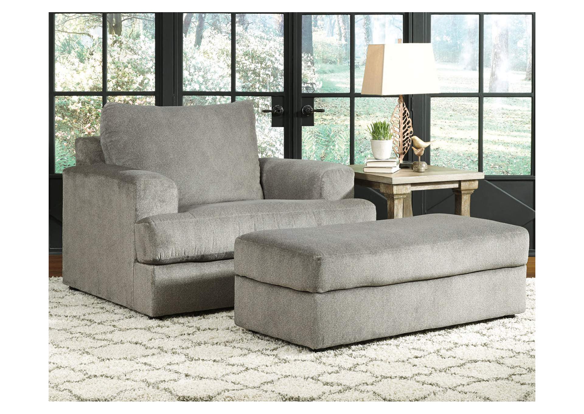 Soletren Oversized Chair and Ottoman,Signature Design By Ashley