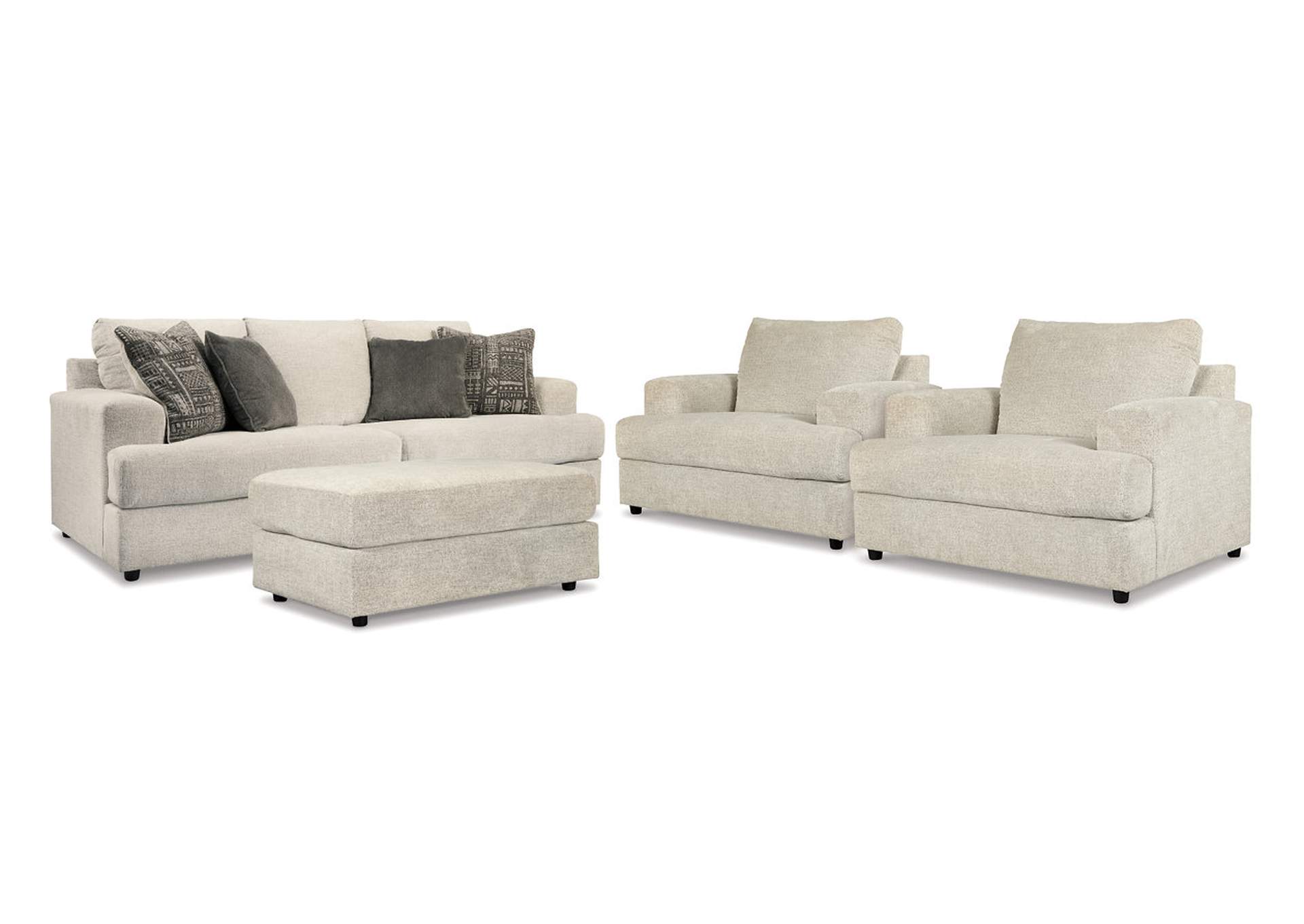 Soletren Sofa, 2 Chairs, and Ottoman,Signature Design By Ashley