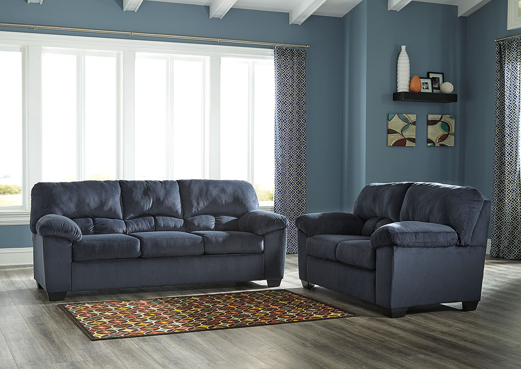 Dailey Midnight Sofa and Loveseat,ABF Signature Design by Ashley