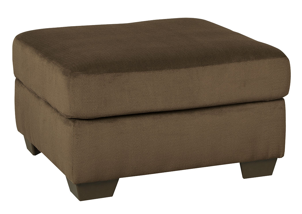 Dailey Chocolate Oversized Accent Ottoman,ABF Signature Design by Ashley