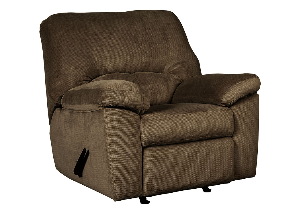 Dailey Chocolate Rocker Recliner,ABF Signature Design by Ashley