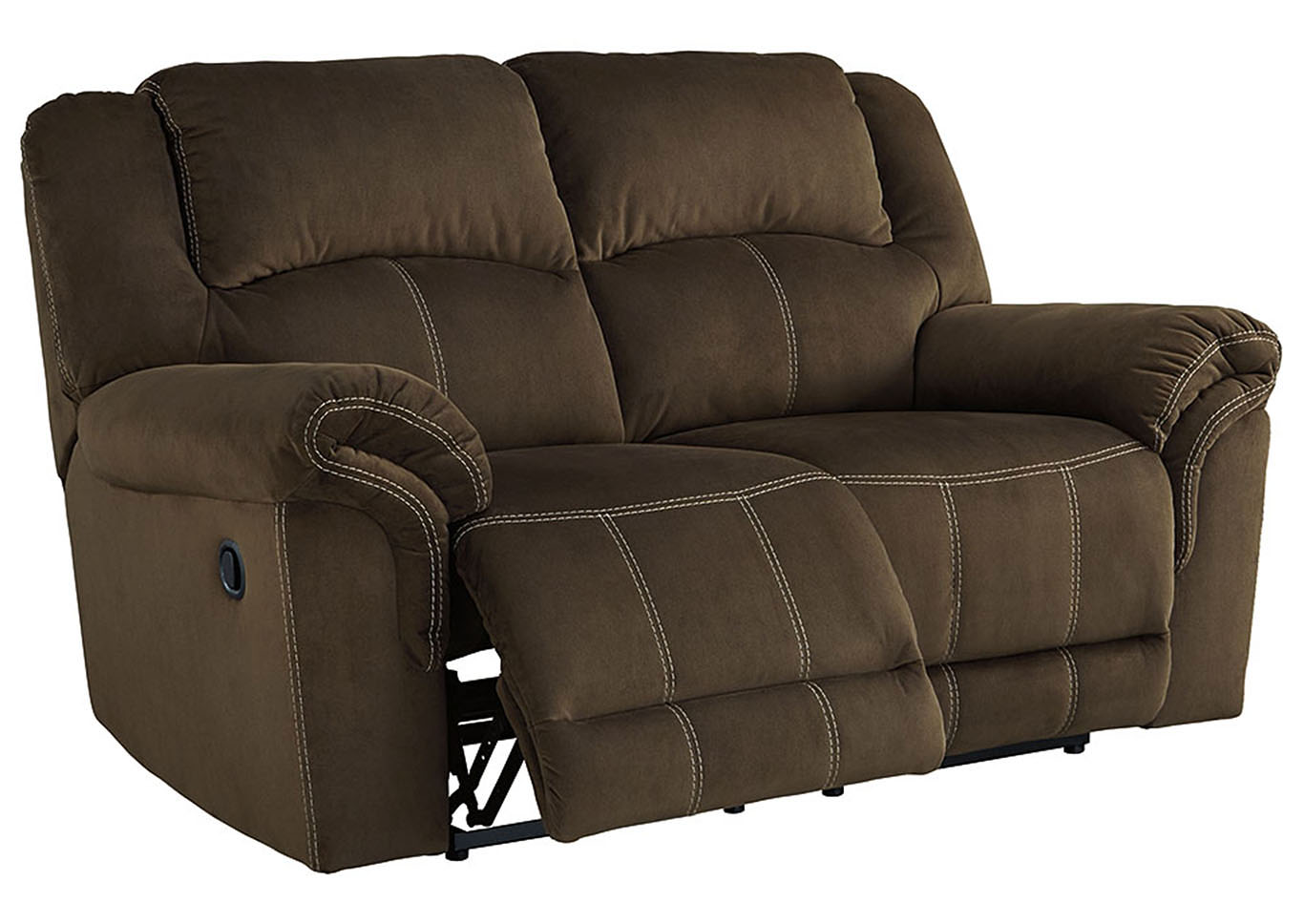 Quinnlyn Coffee Reclining Loveseat,ABF Signature Design by Ashley