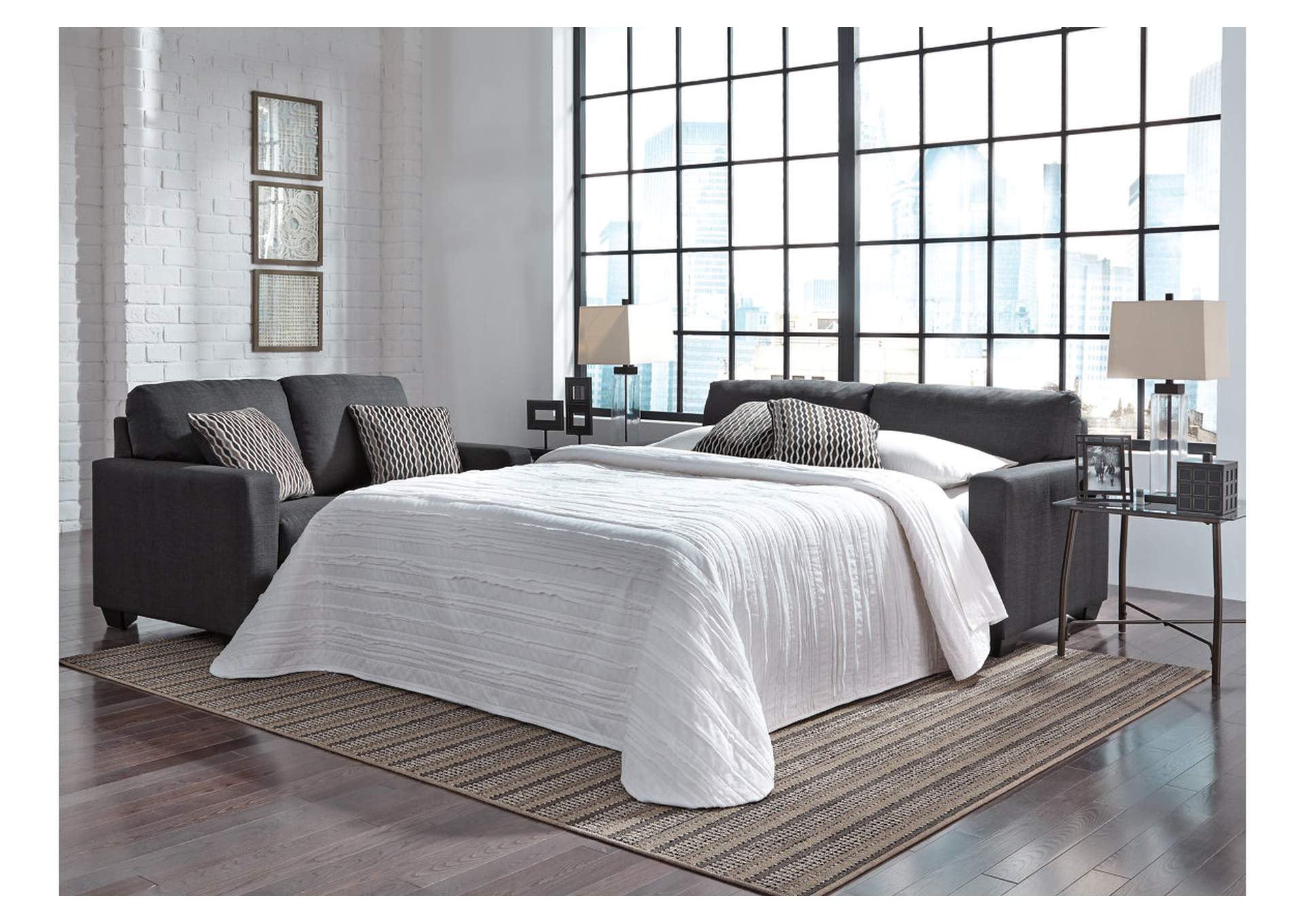 Bavello Indigo Full Sofa Sleeper,ABF Benchcraft