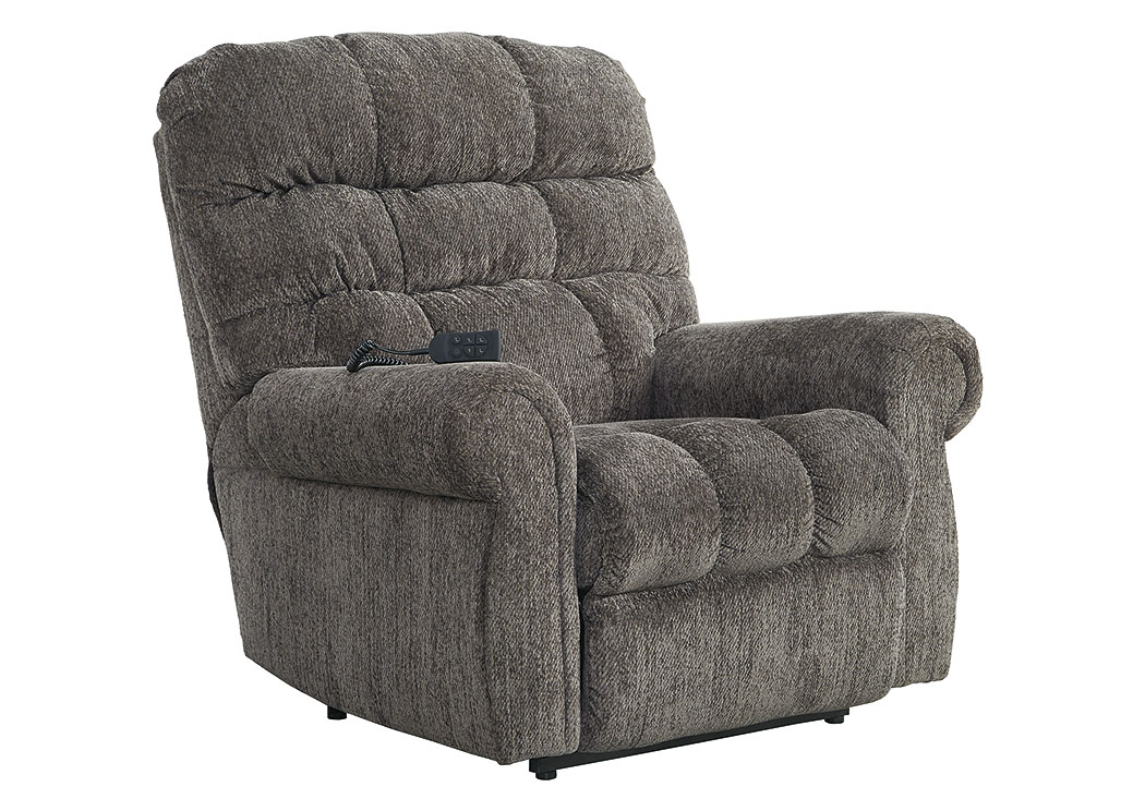 Ernestine Slate Power Lift Recliner,ABF Signature Design by Ashley